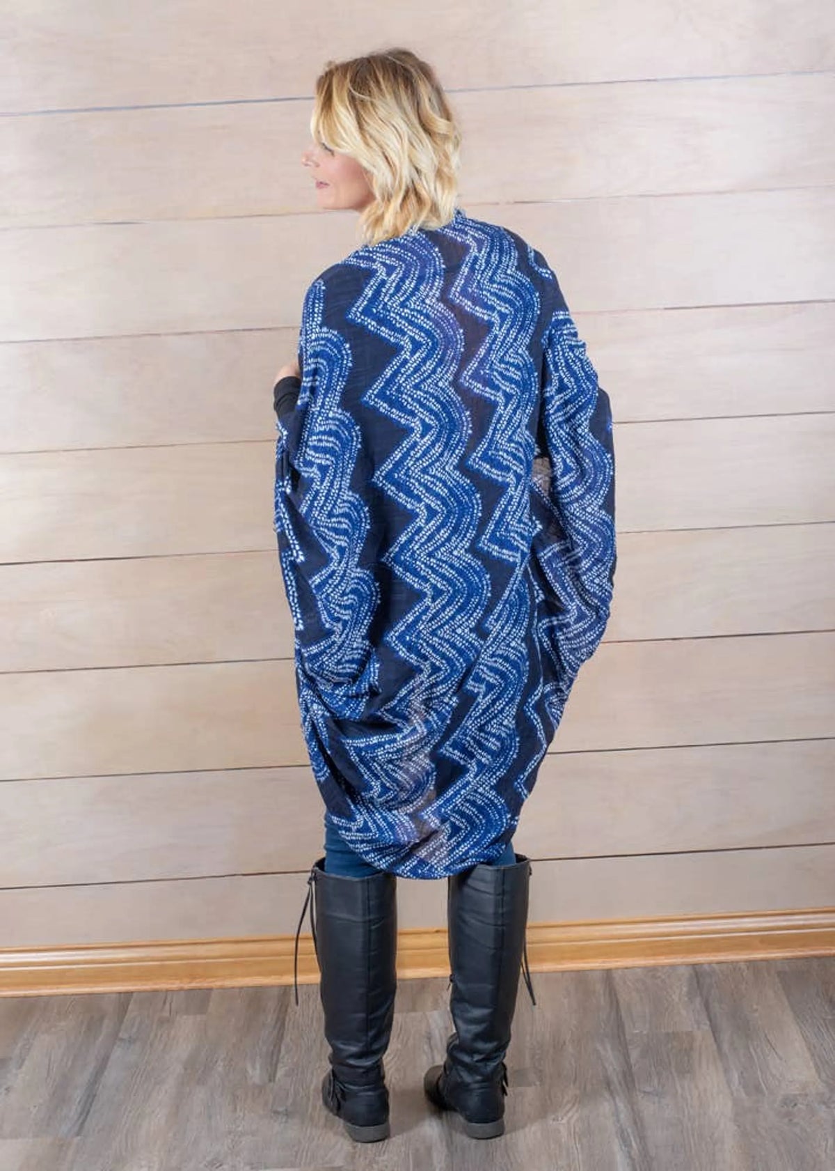 Sapphire Cocoon Wrap