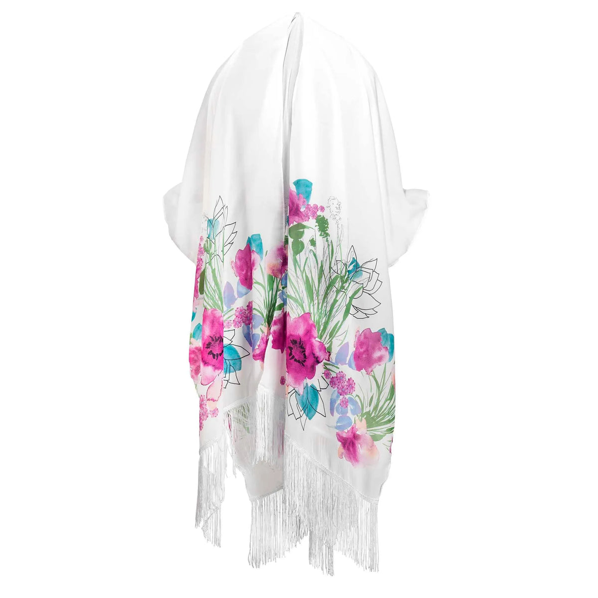 Sheer Floral Kimono