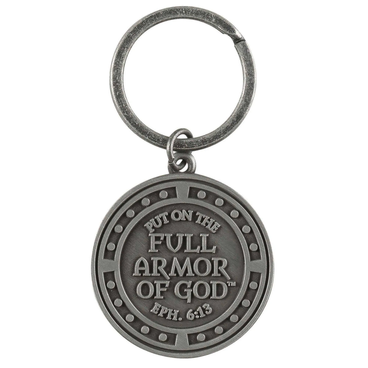 Keyring Full Armor Of God Ant Silver Zinc A
