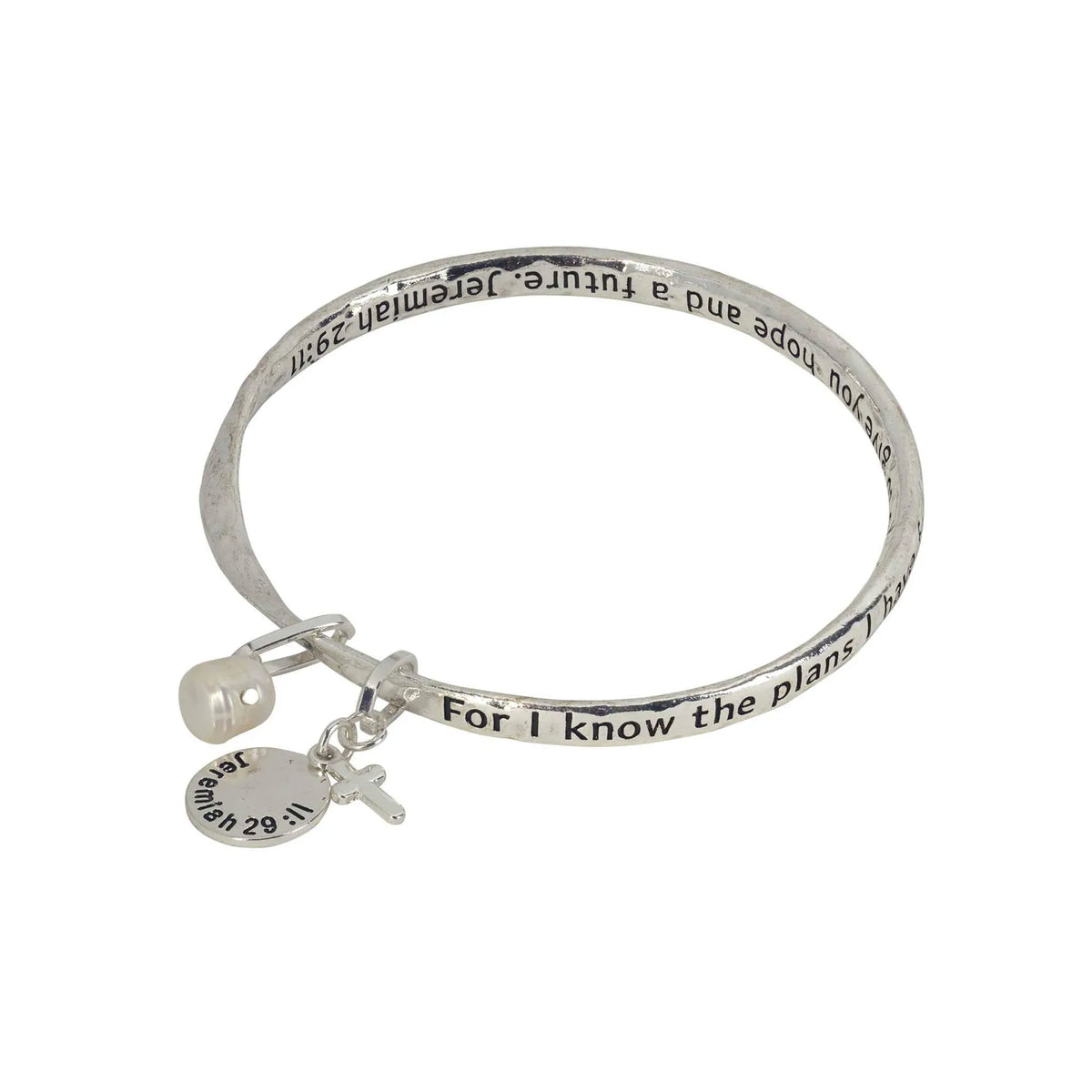 Bangle Bracelet Twist Jer. 29:11 Sp