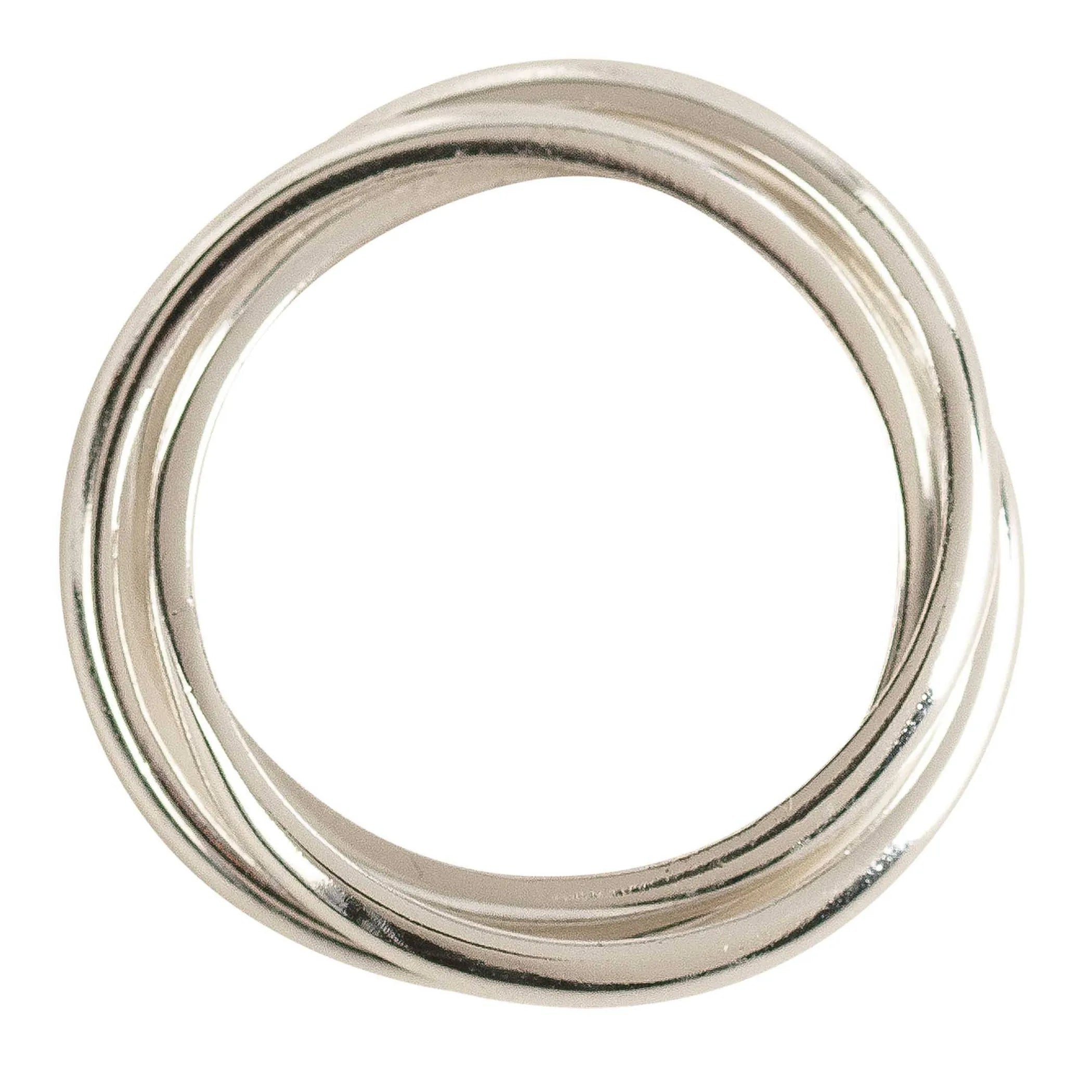 Fidget Ring Silver Plate