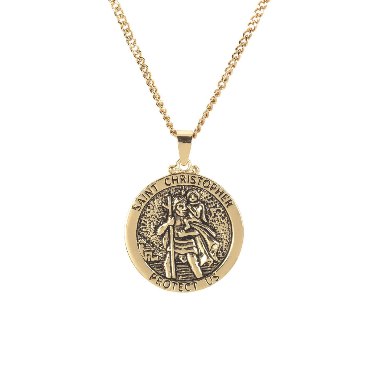 St Christopher Medal Plate
