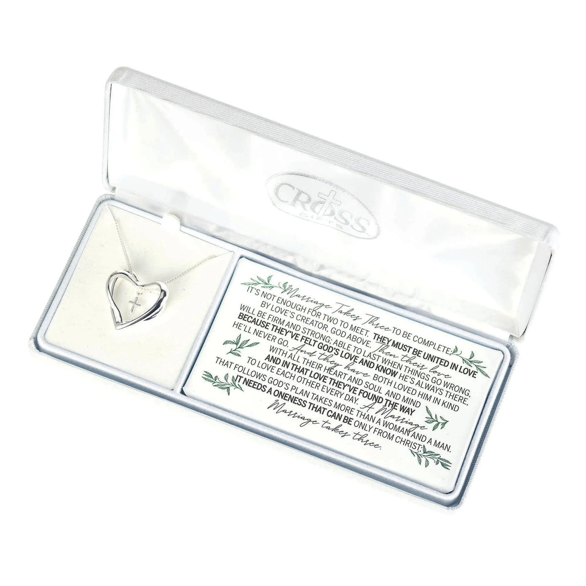 Heart Cross Necklace Marriage Takes