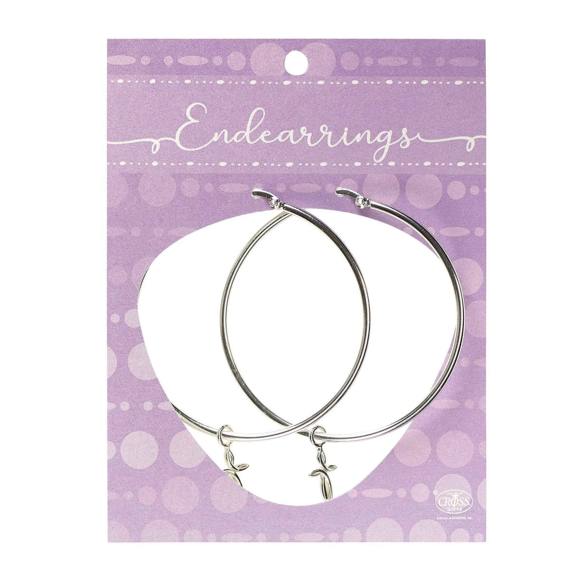 Earring 2' With Petal Cross Wire Close