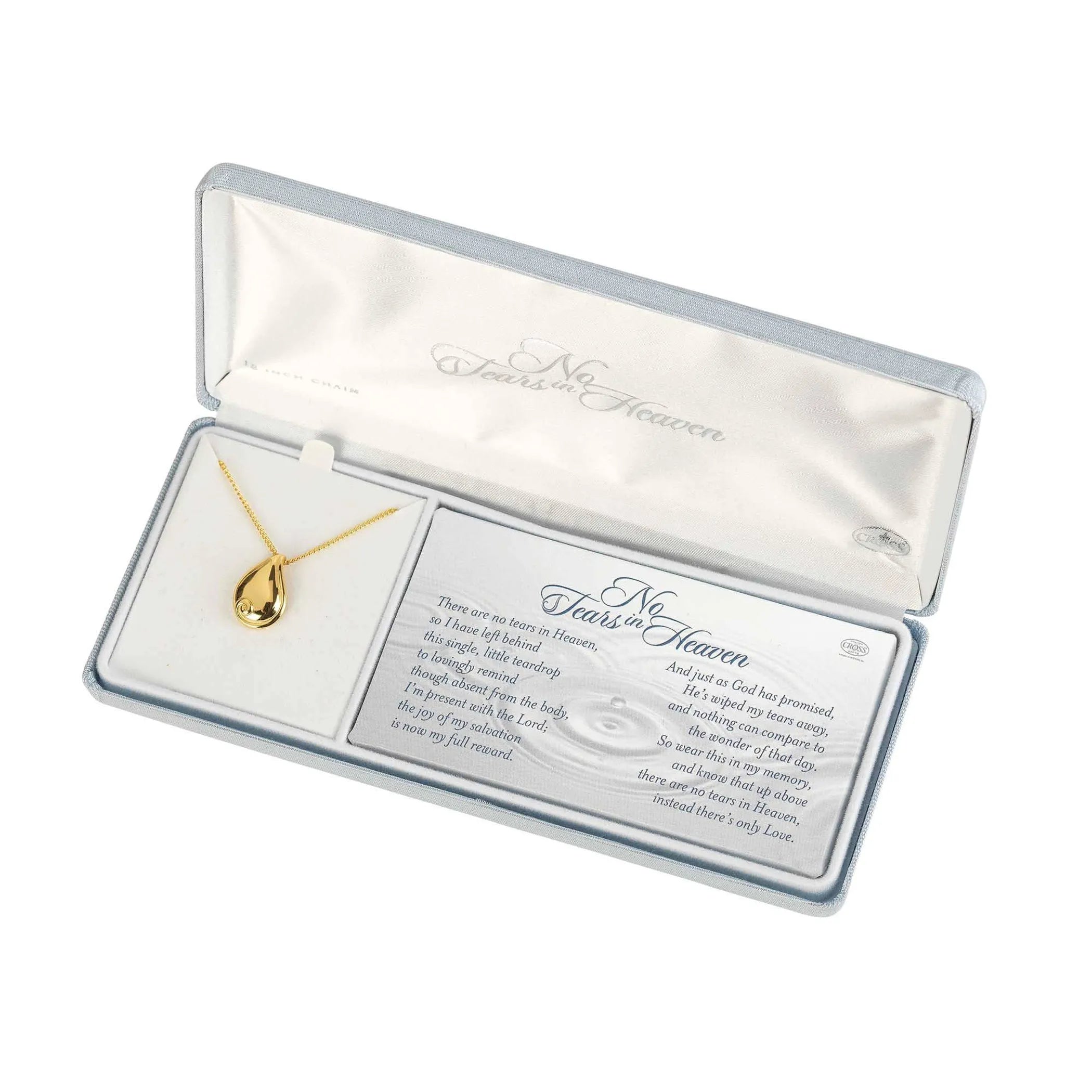 No Tears Teardrop Plated Necklace