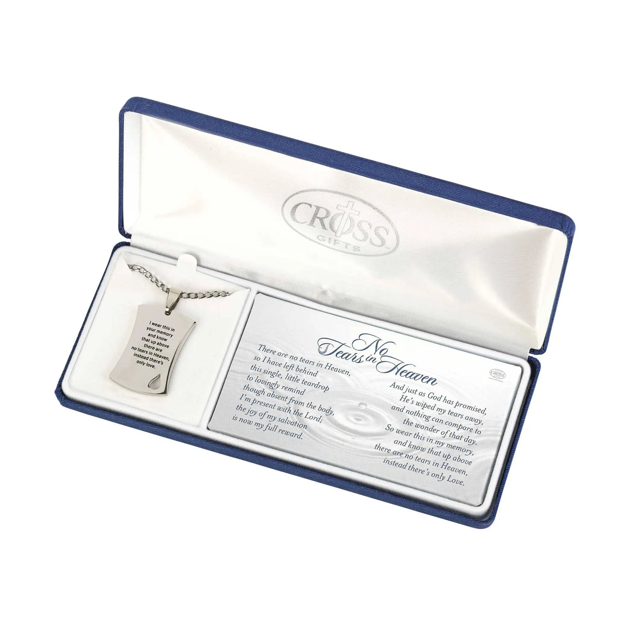 No Tears Dogtag Stainless Steel 24'Ch