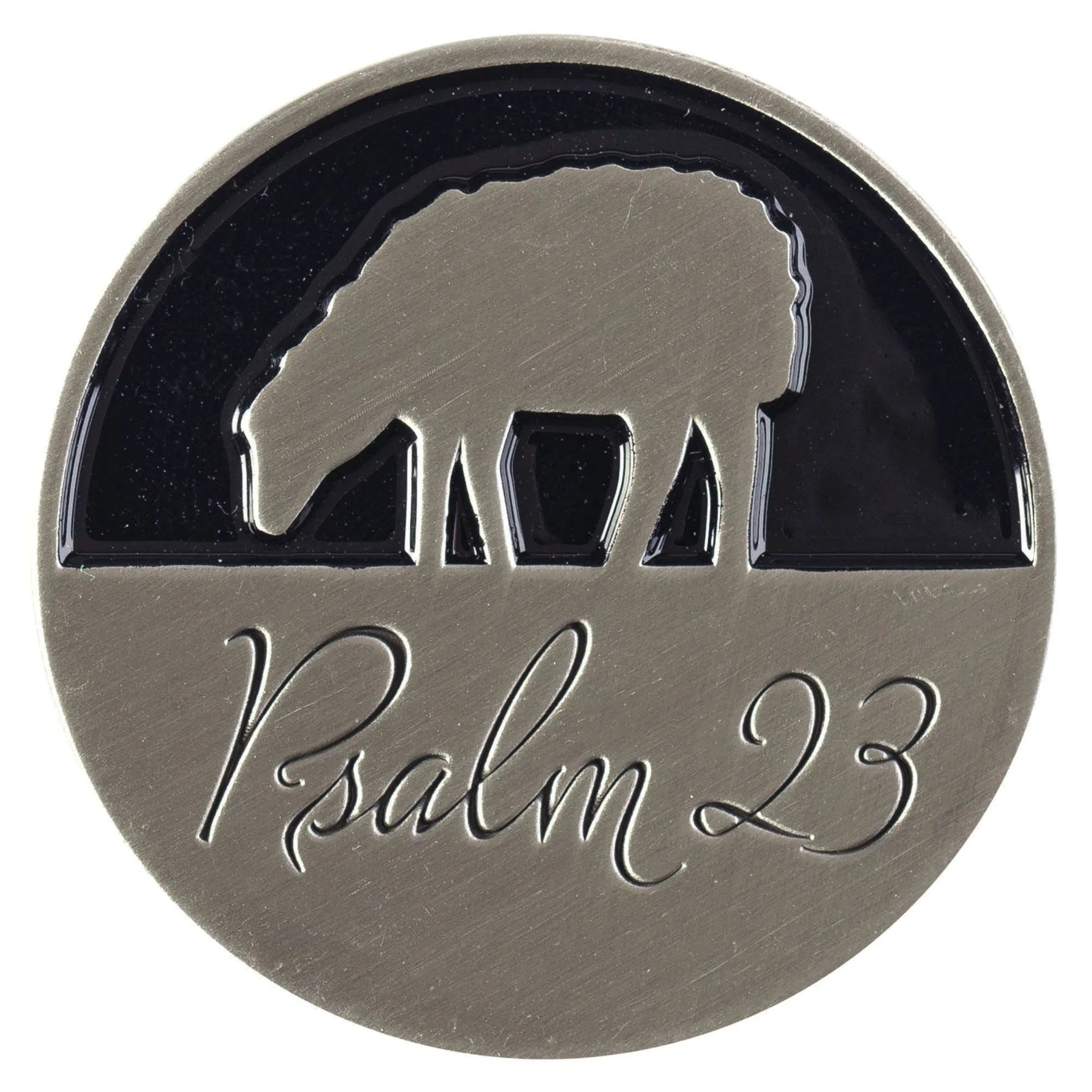 Pocket Stone Psalm 23 Zinc Alloy