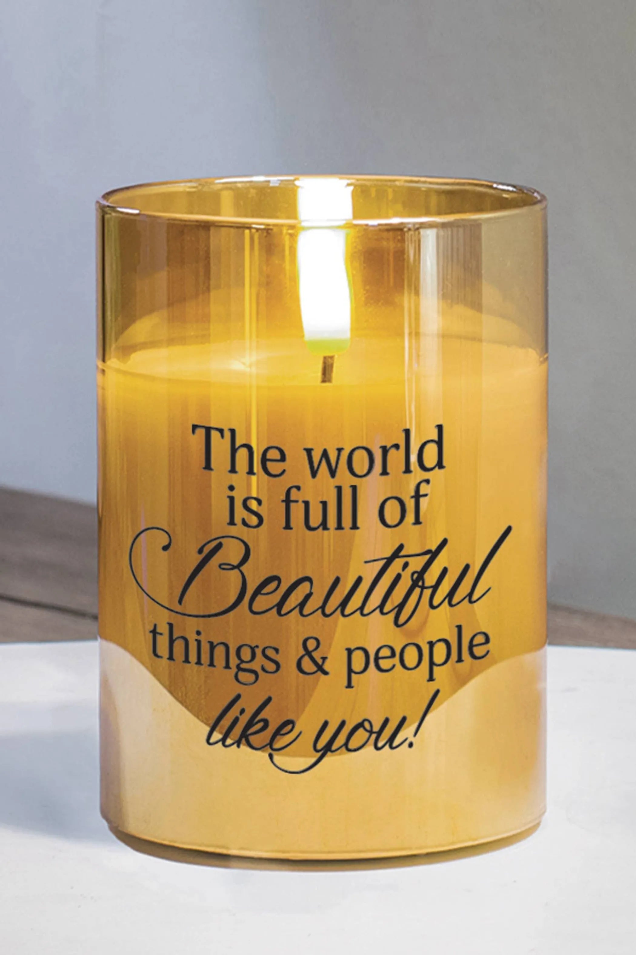 Led Candle The World Is Full Of