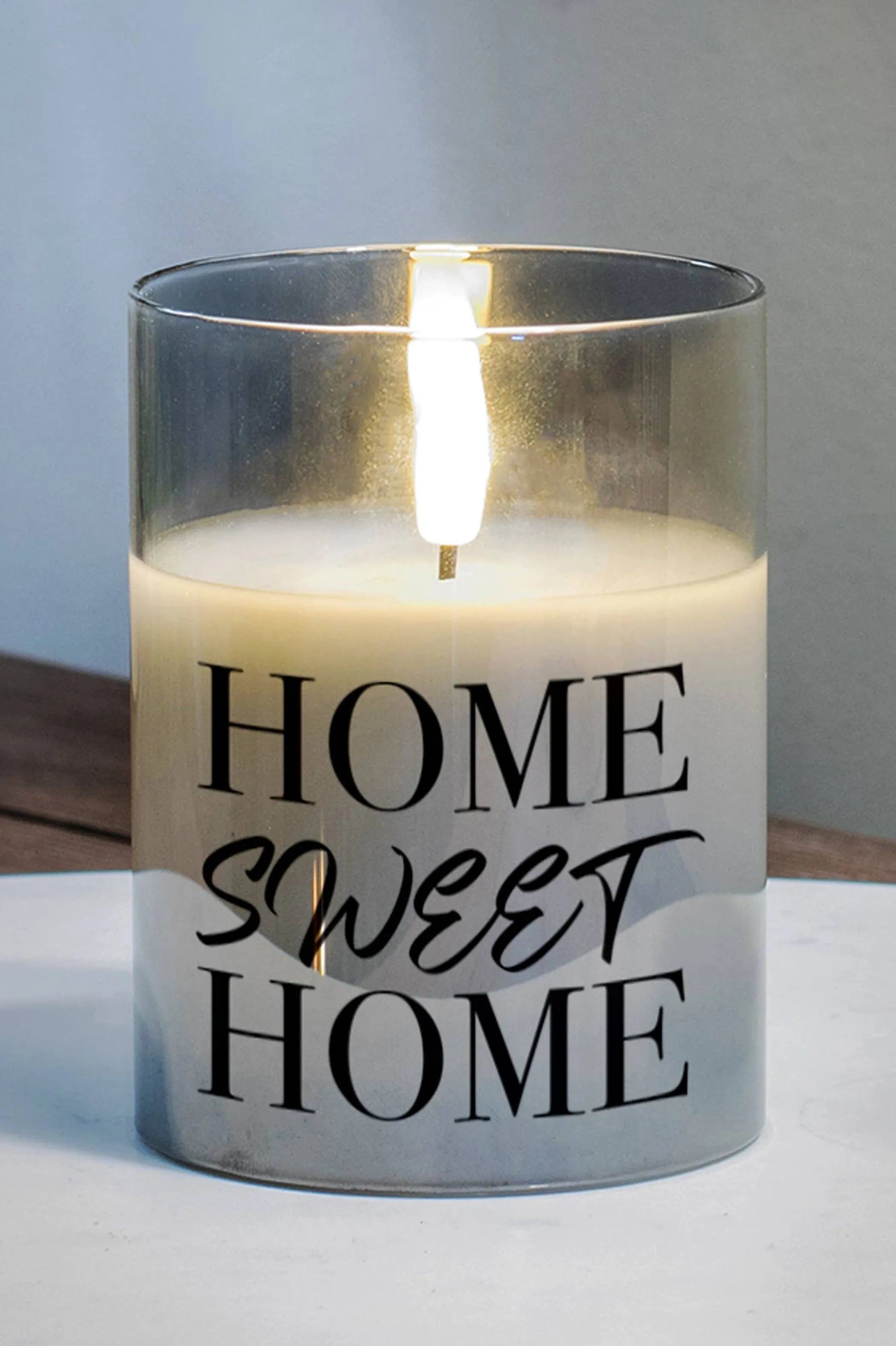 Led Candle Home Sweet Home 4In