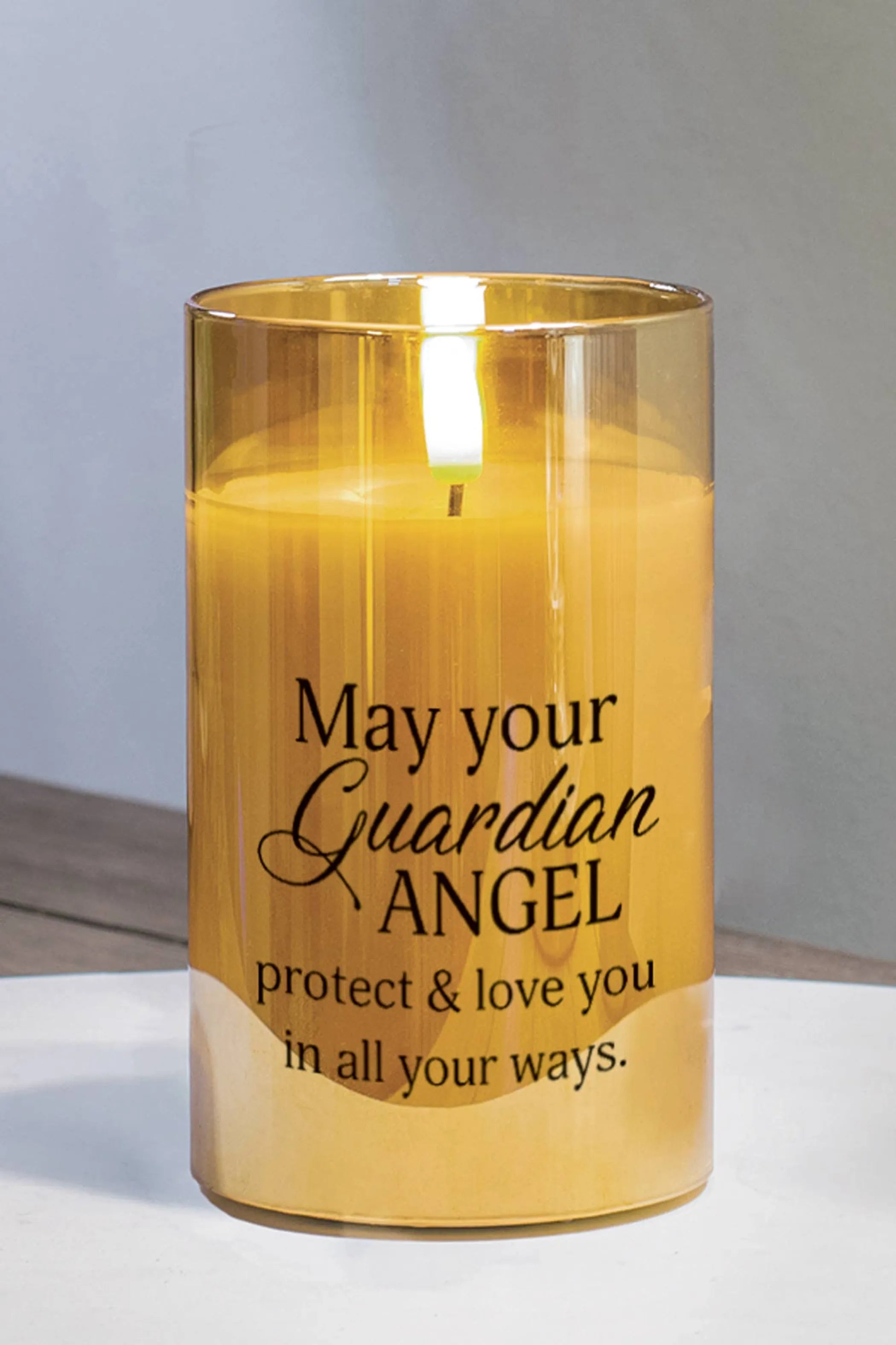 Led Candle May Your Guardian Angel