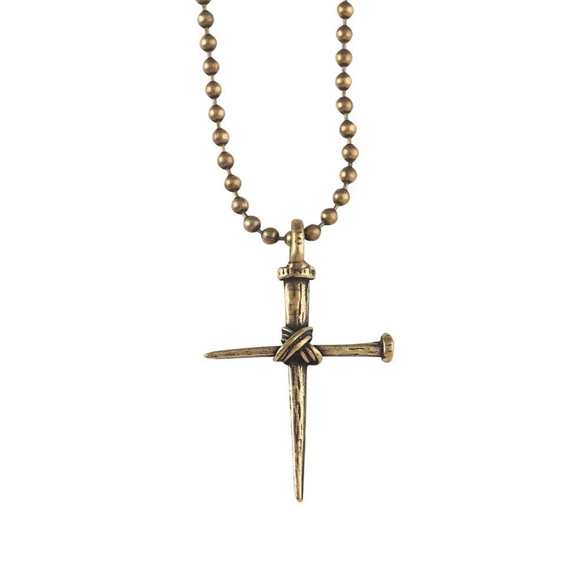 Nk-1 1/4'Brass Ox Pwt Nailcross