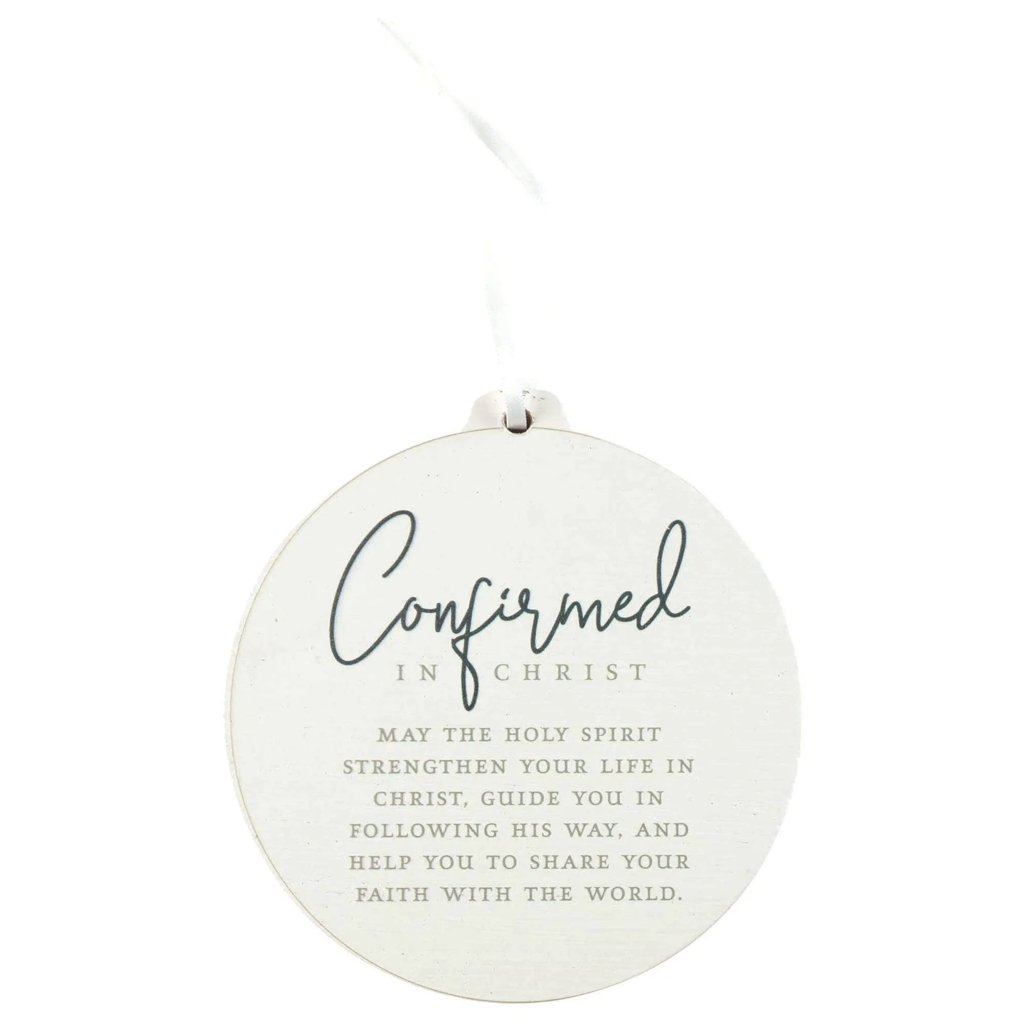 Ornament Confirmed In Christ Mdf