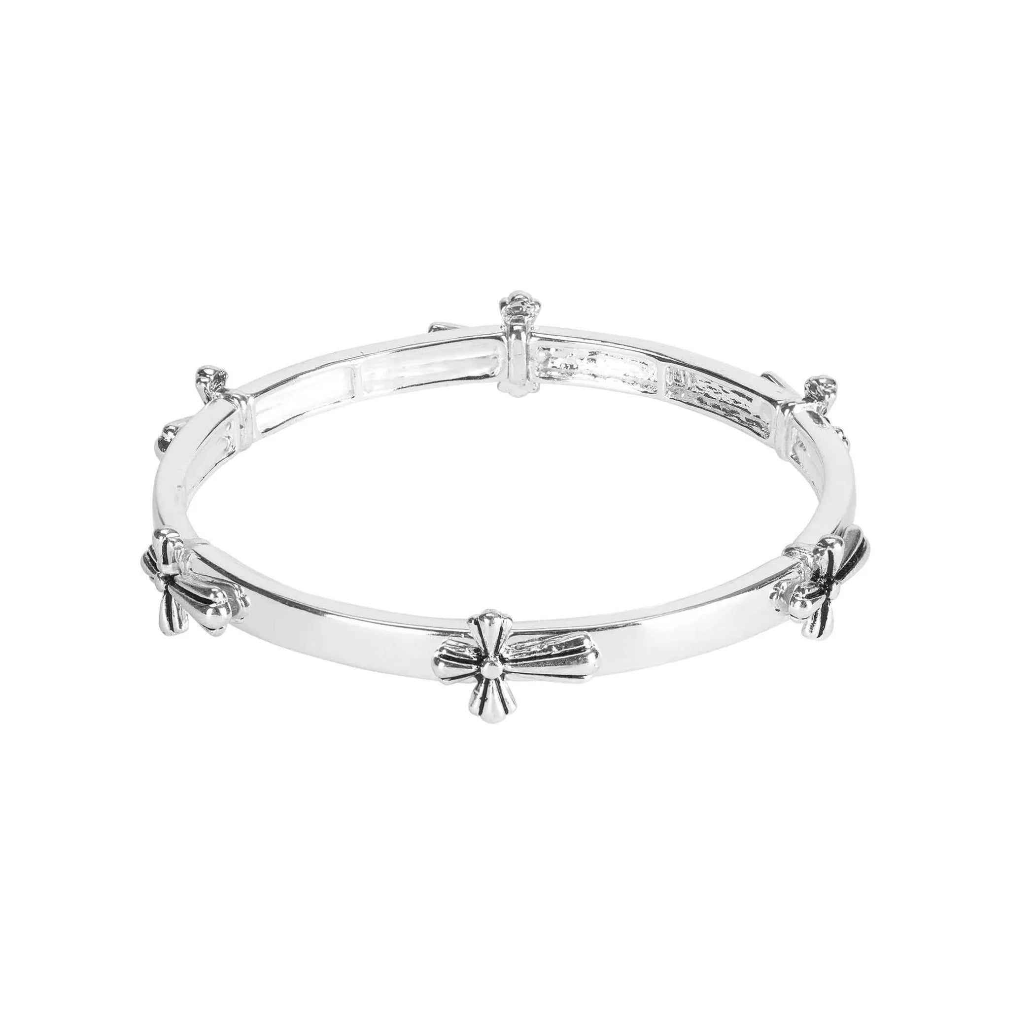 Bracelet Multi Cross Silver