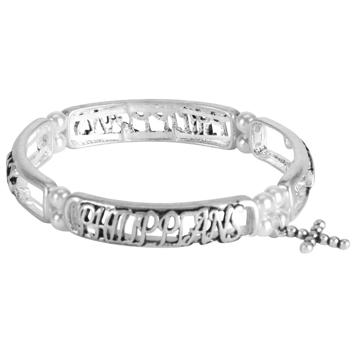 Petal Cross Bracelet Multi Link/Clasp