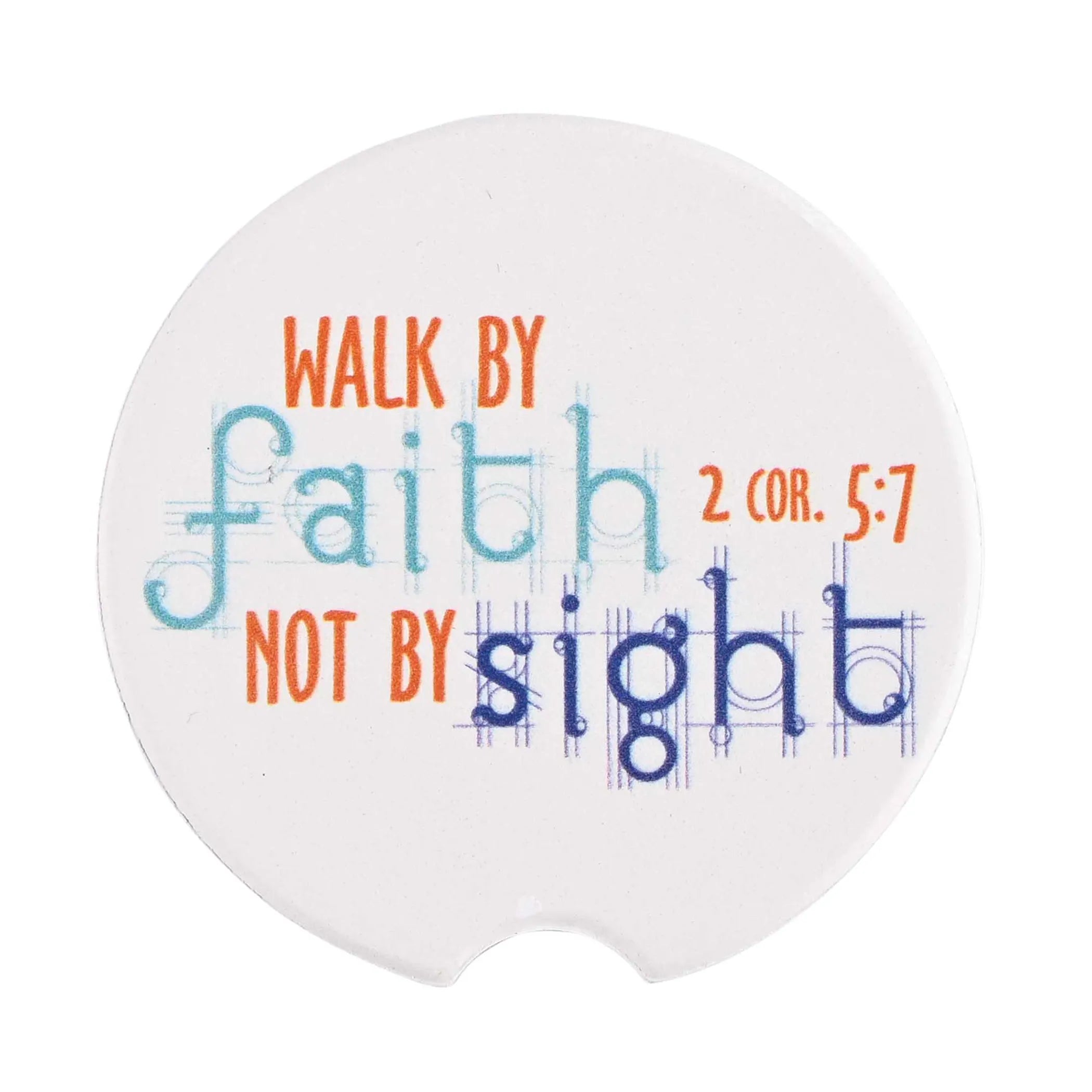 Car Coasters Walk By Faith