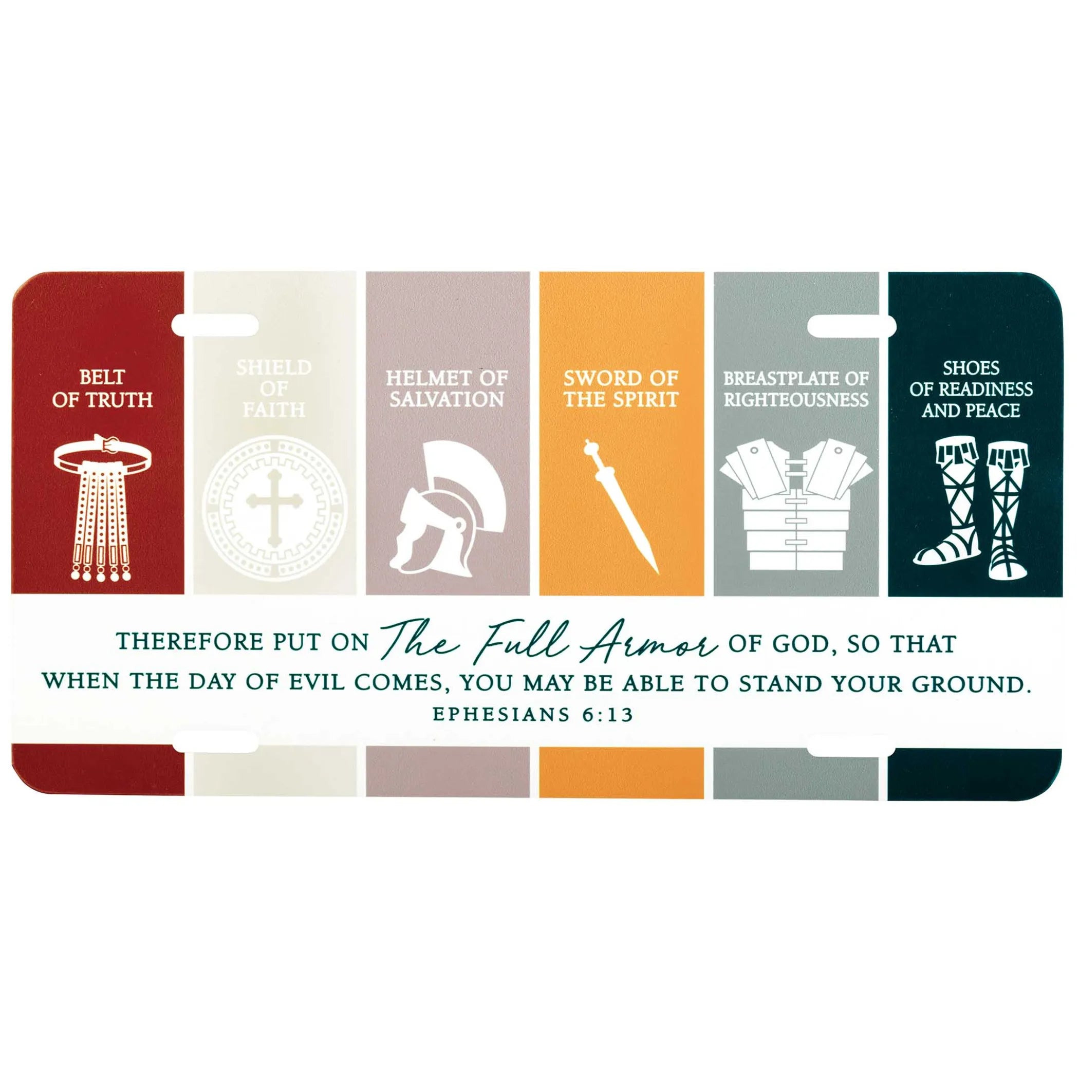 License Plate Full Armor Of God