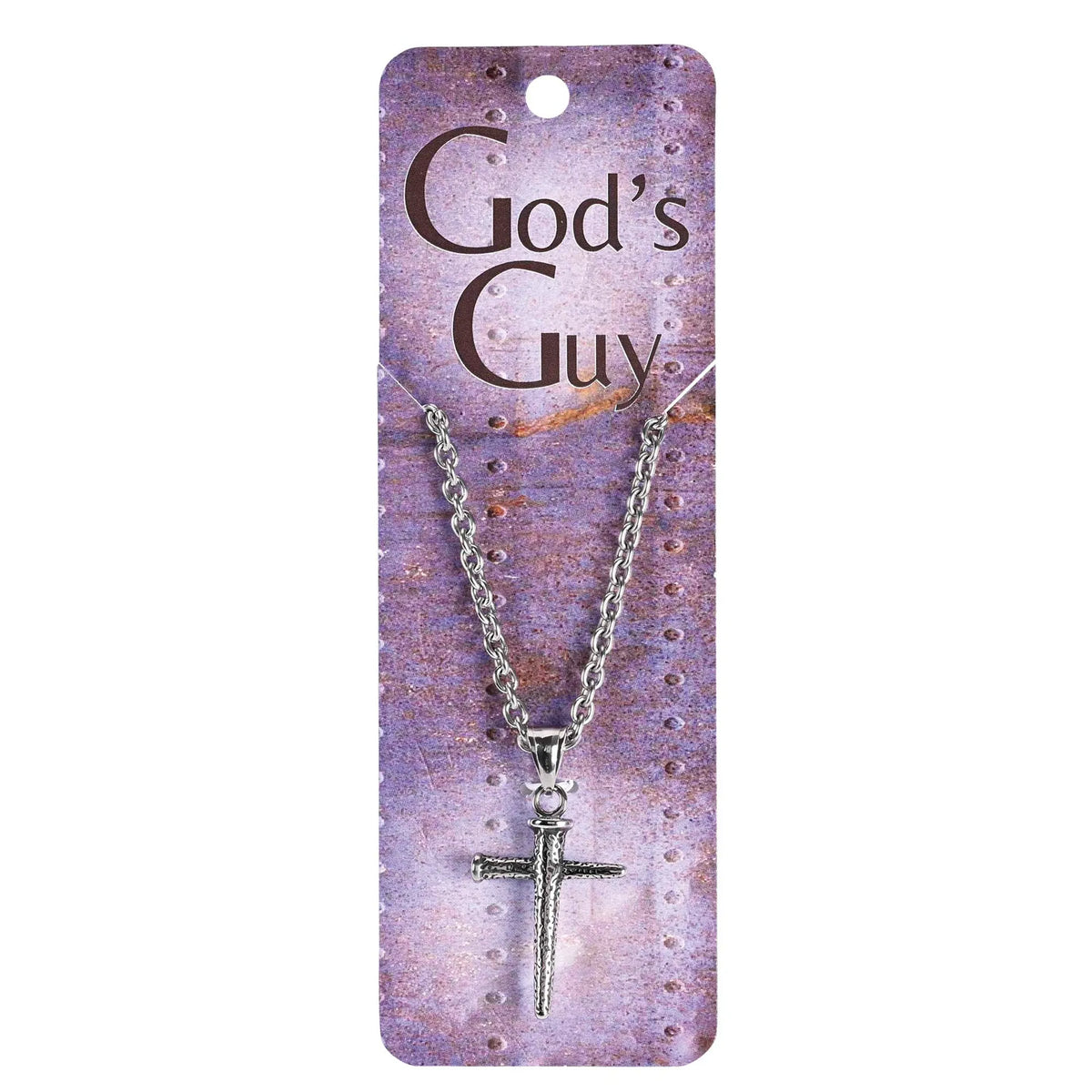 Necklace Gods Guy Nail Cross