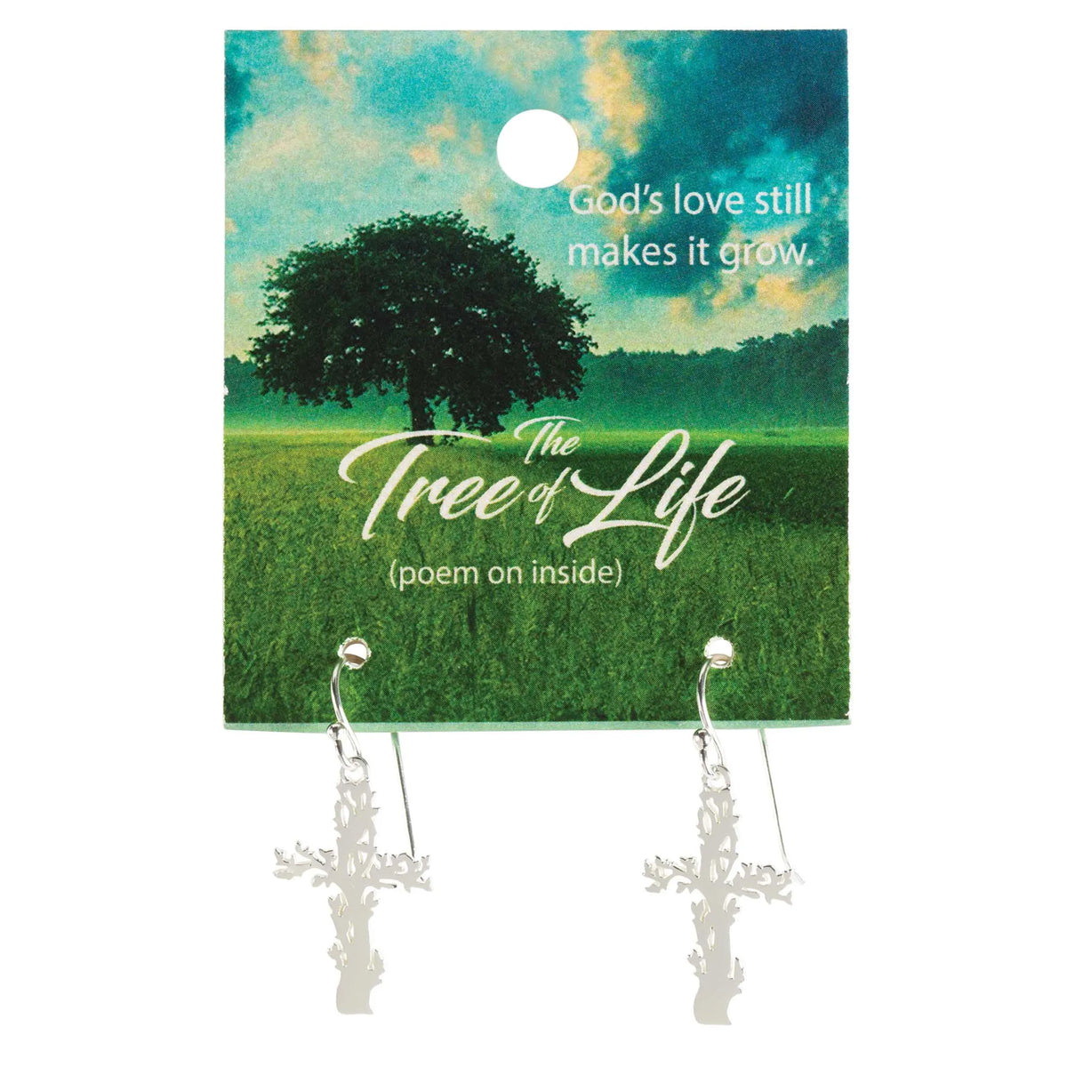 Earrings Tree Of Life Sterling Wires