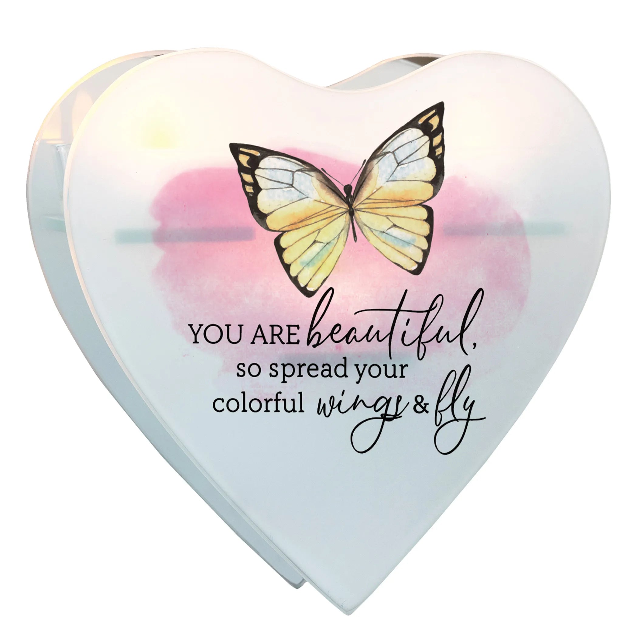 Glass Wall Tealight You Are Beautiful