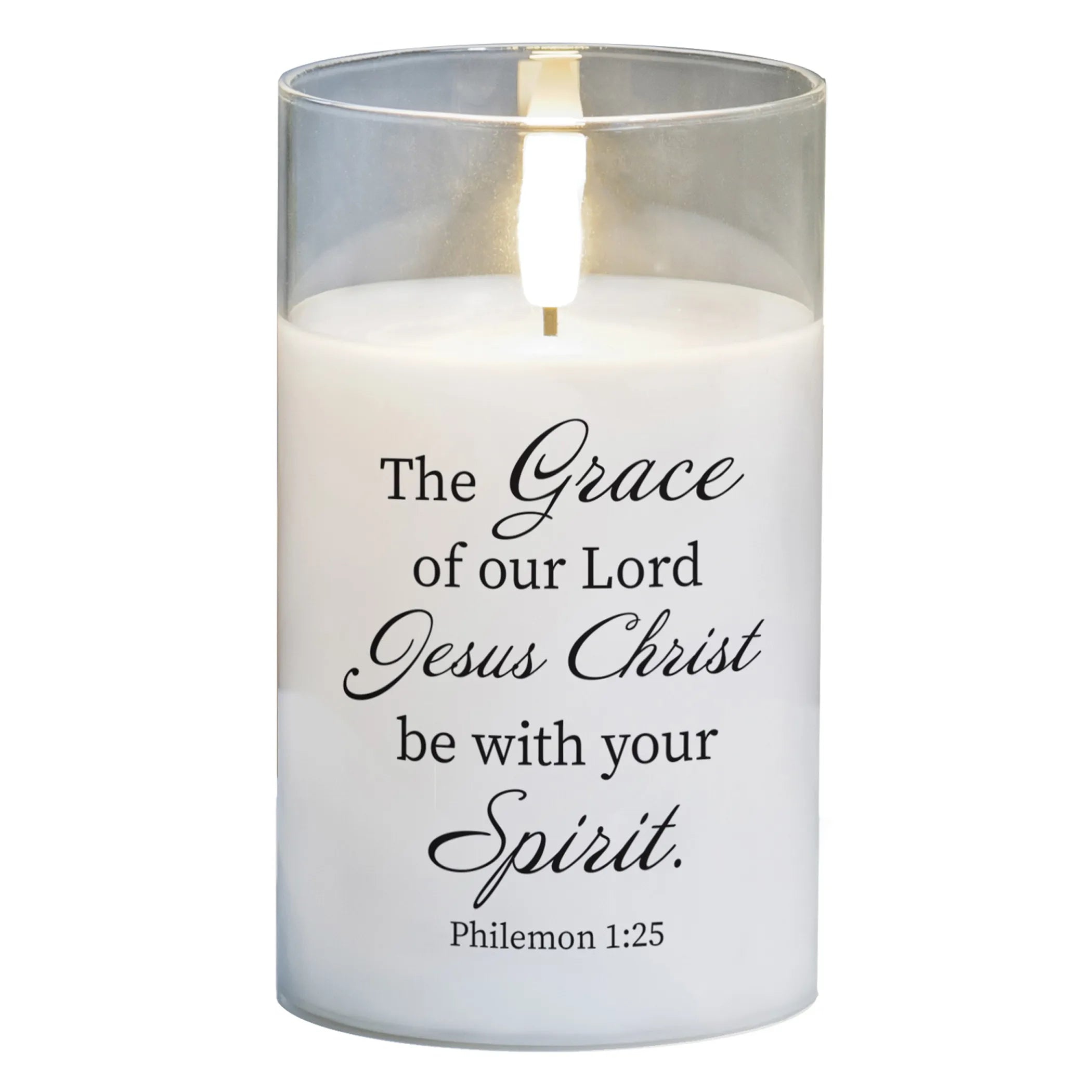 Led Candle Philemon The Grace 5In White