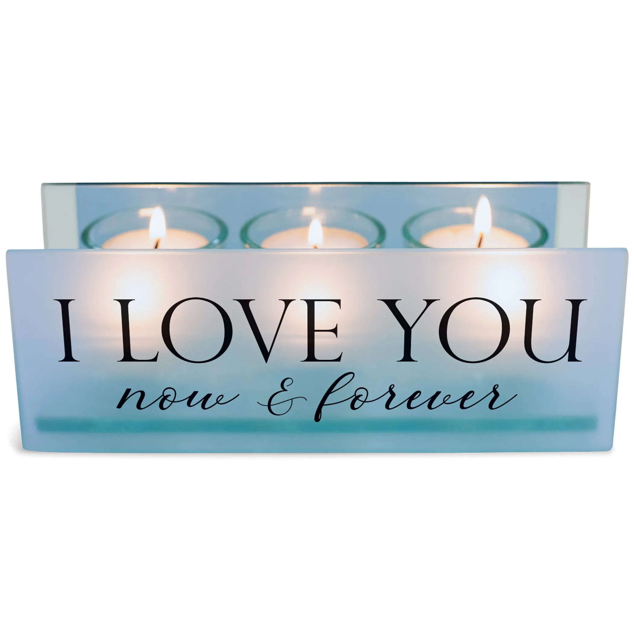 Tealight I Love You Now & Forever Blue