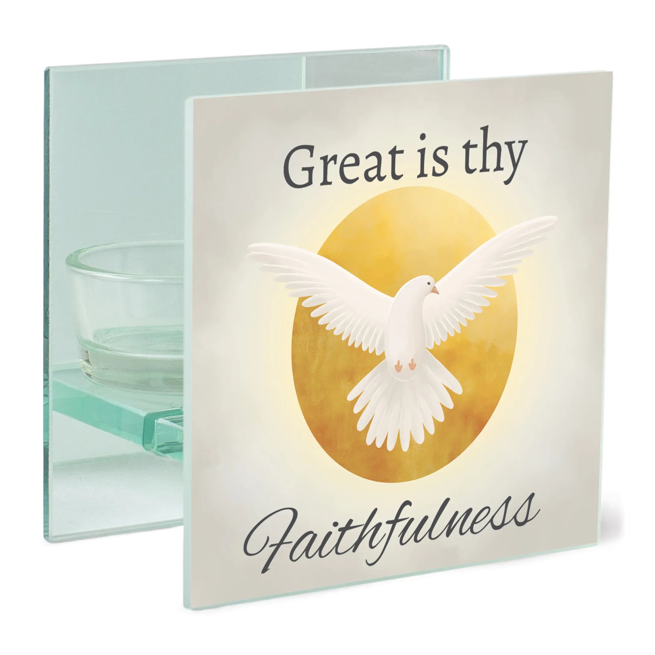 Tealight Square Great Is Faithfulness