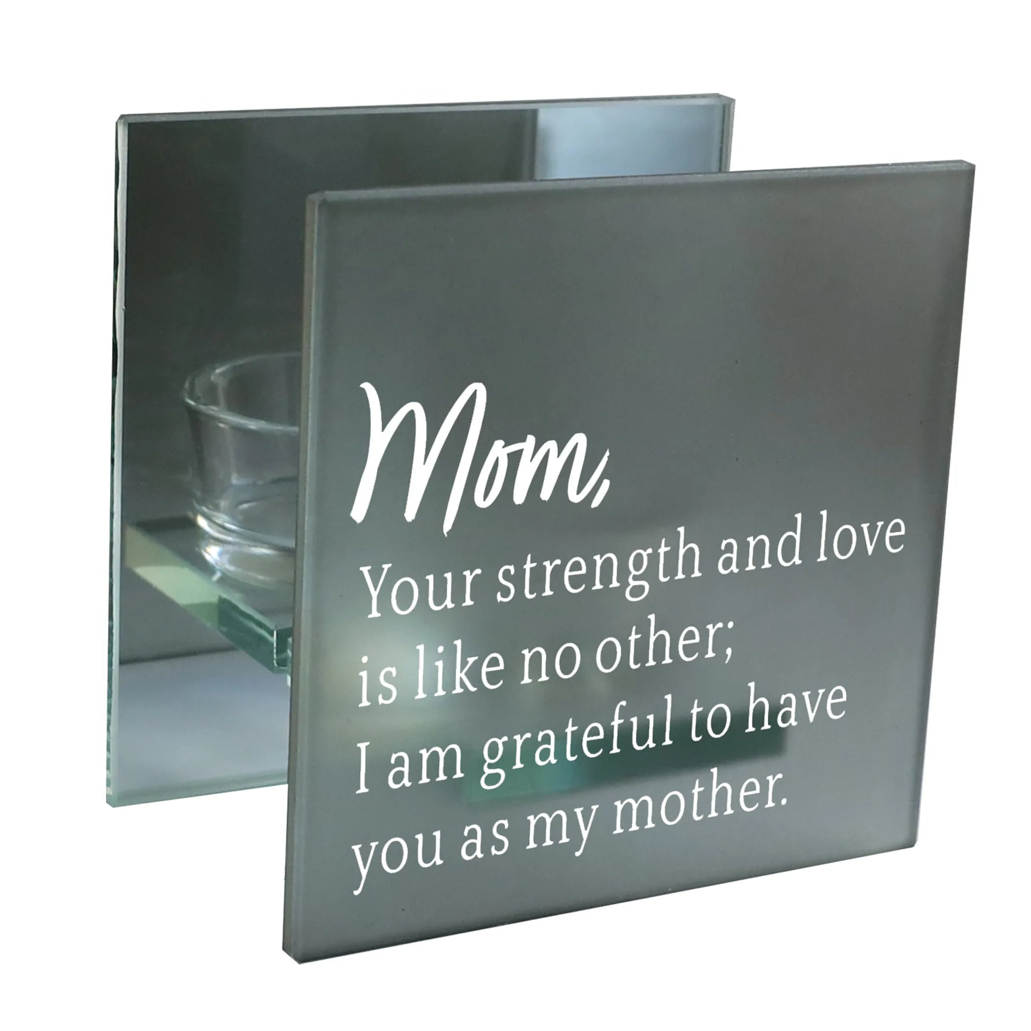 Tealight Square Mom Your Strength & Love