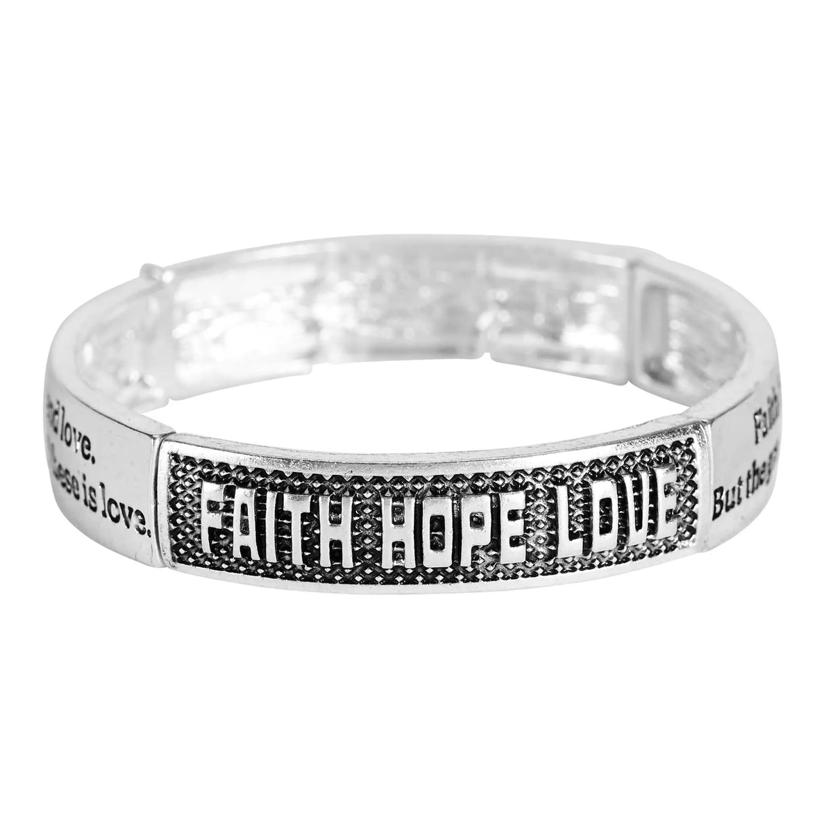 Stretch Bracelet Tile 1 Cor. 13:13