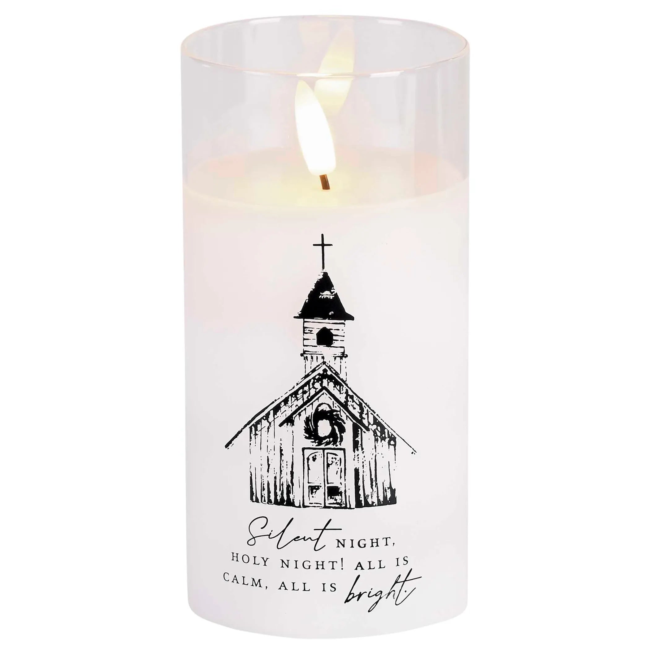 Candle Silent Night Church Led