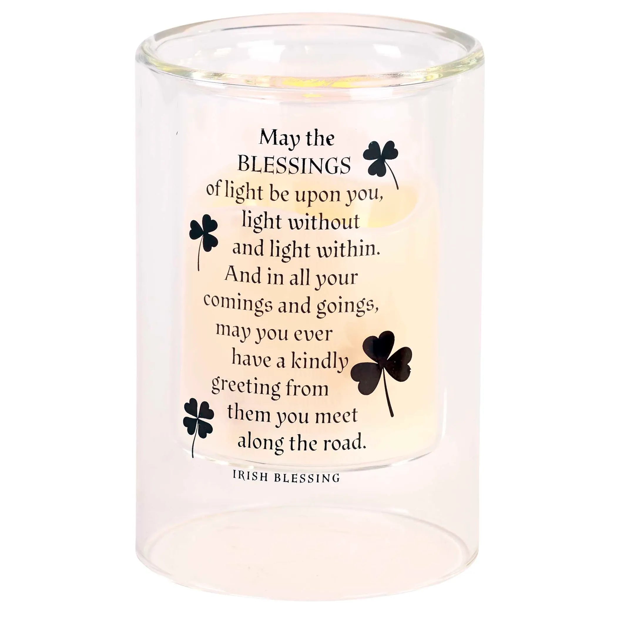 Candleholder May Blessings Of Light 6In