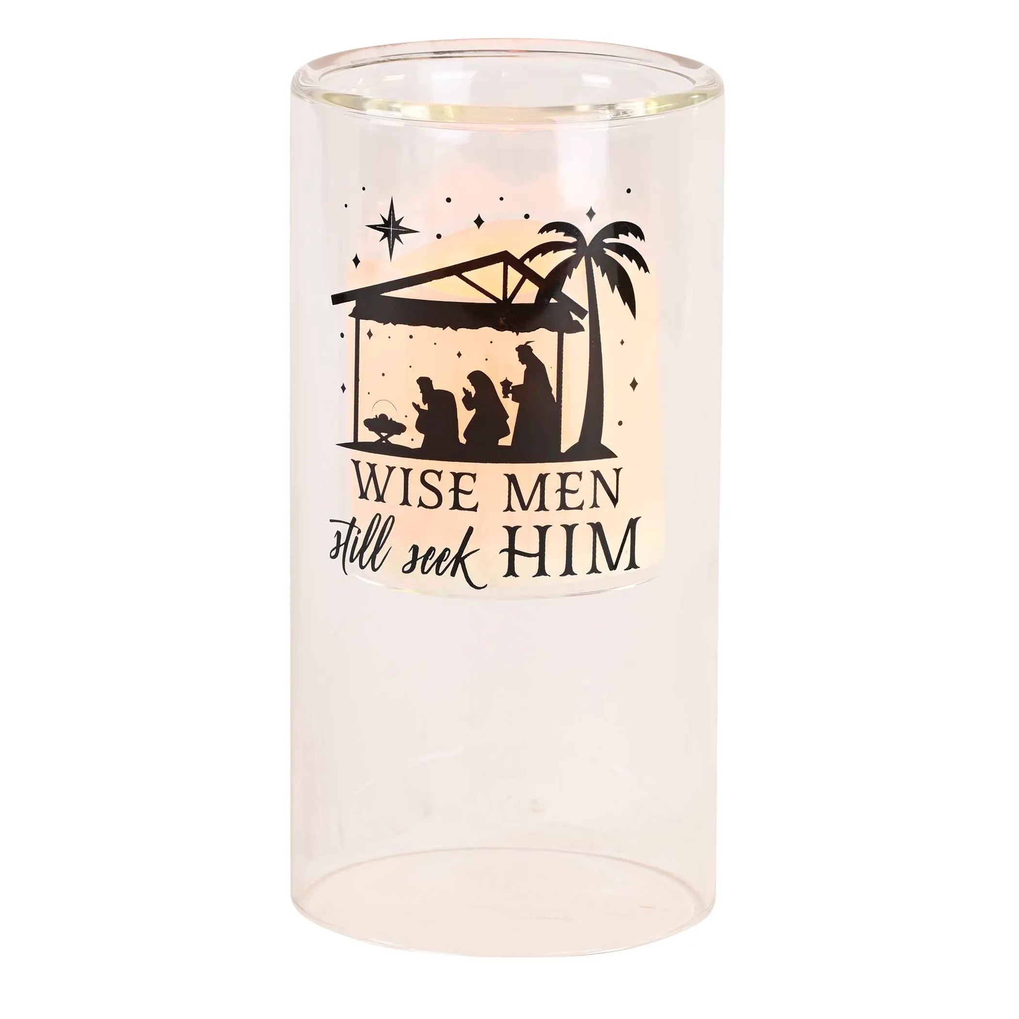 Candleholder Wise Men Still Seek Him 8In