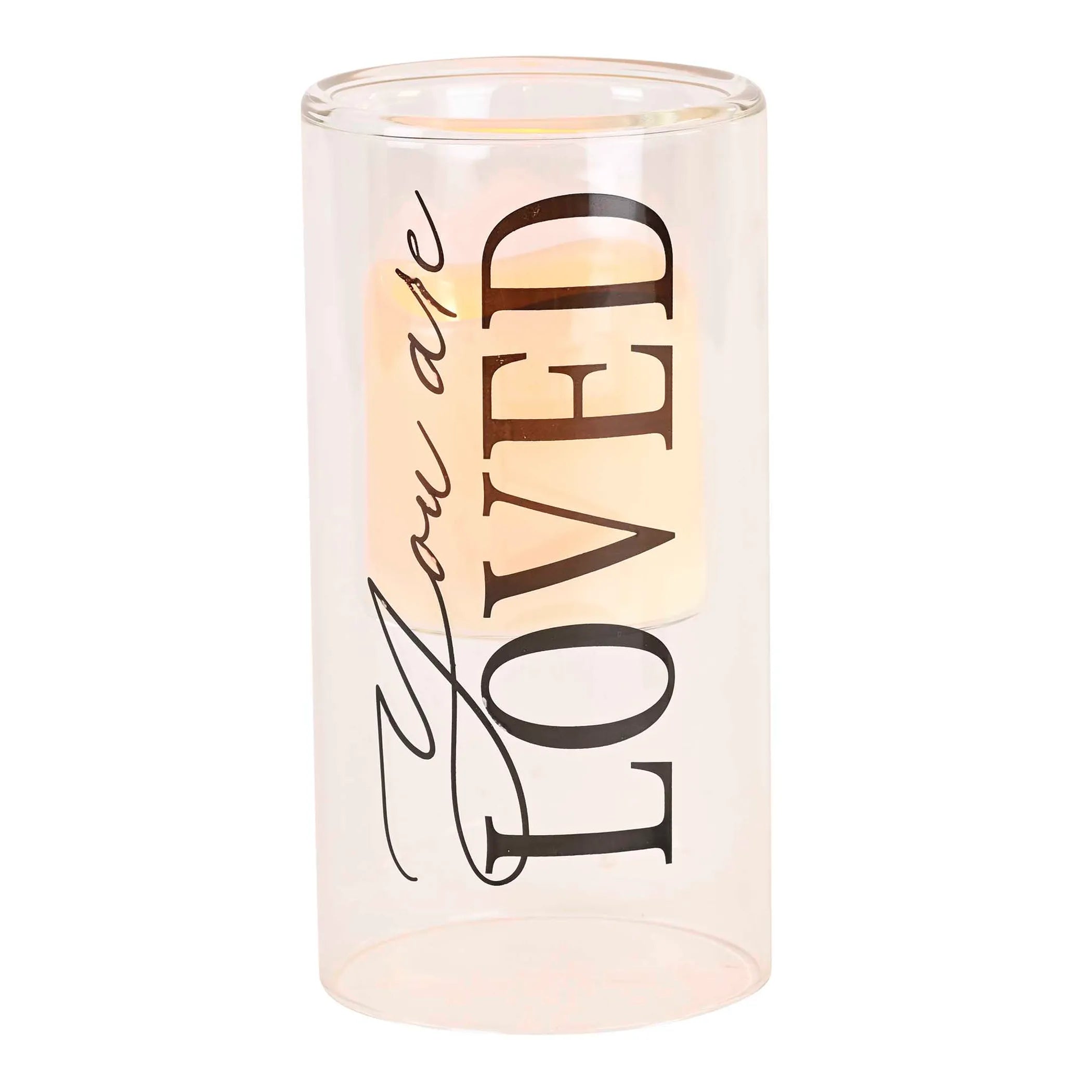 Candleholder You Are Loved 8In