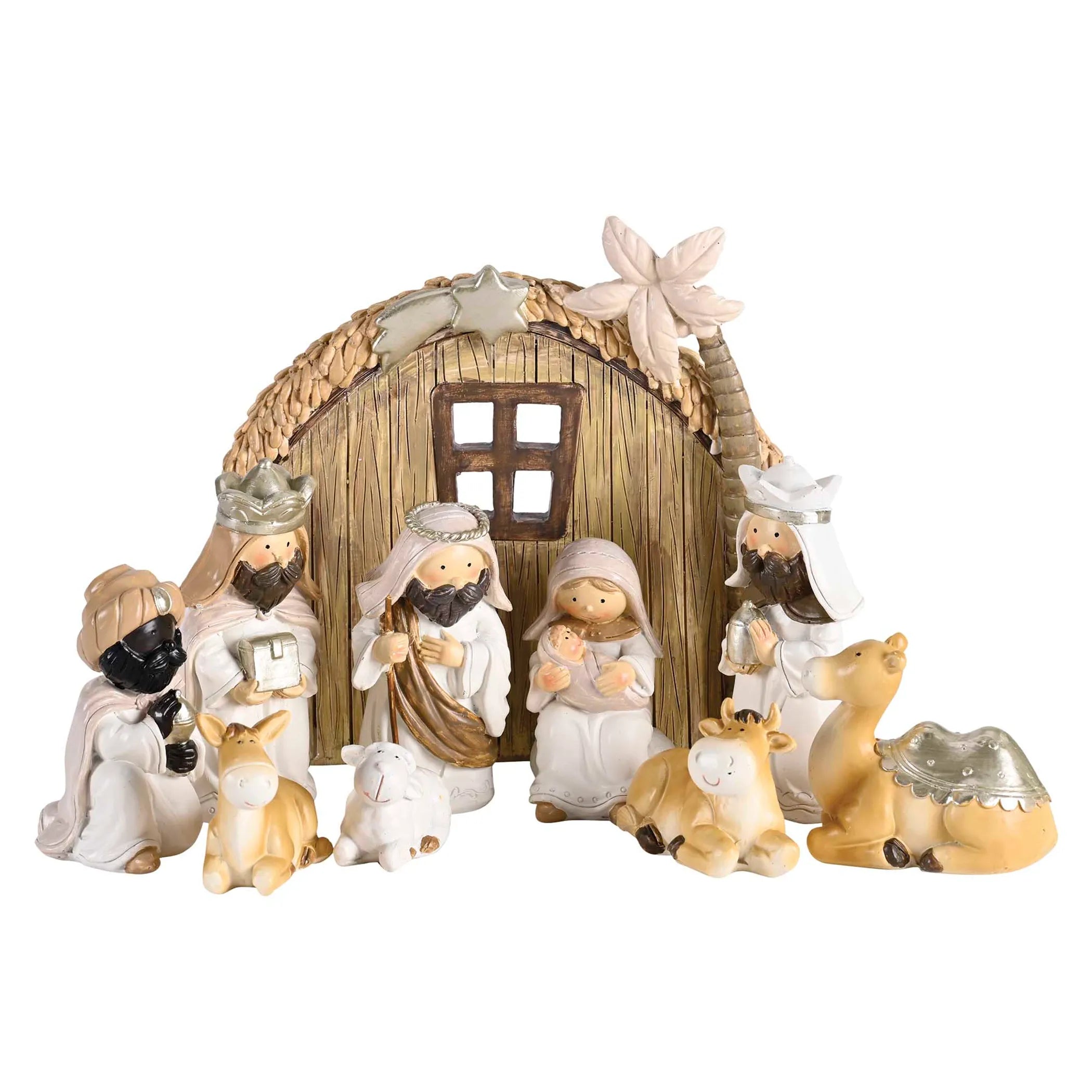 Nativity Family Wisemen Animal Star 7H