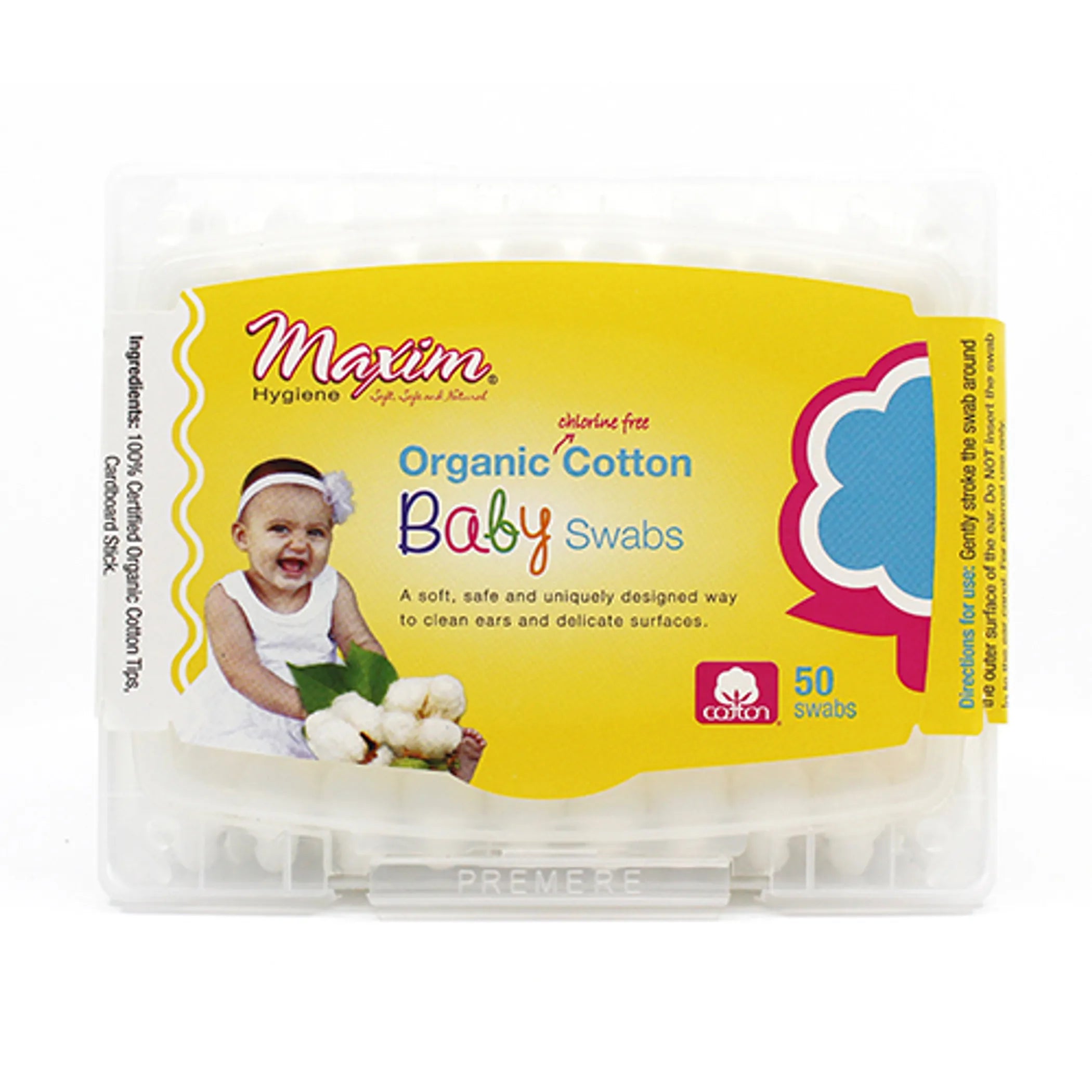 Organic Cotton Baby Swabs