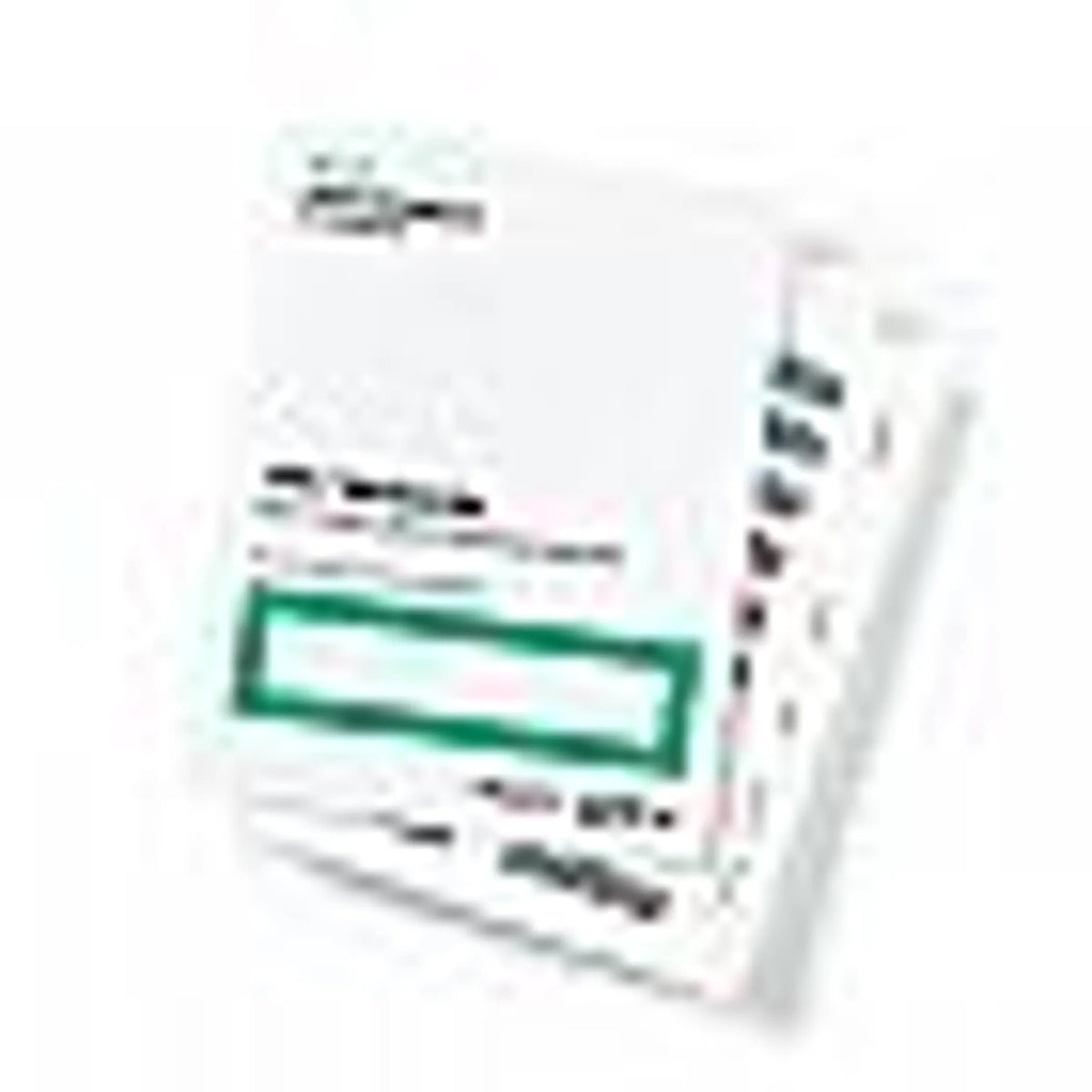 Hpe Bar Code Labels, Ultrium-7, Q2014A, 7A, Uniquely Sequenced, Taa