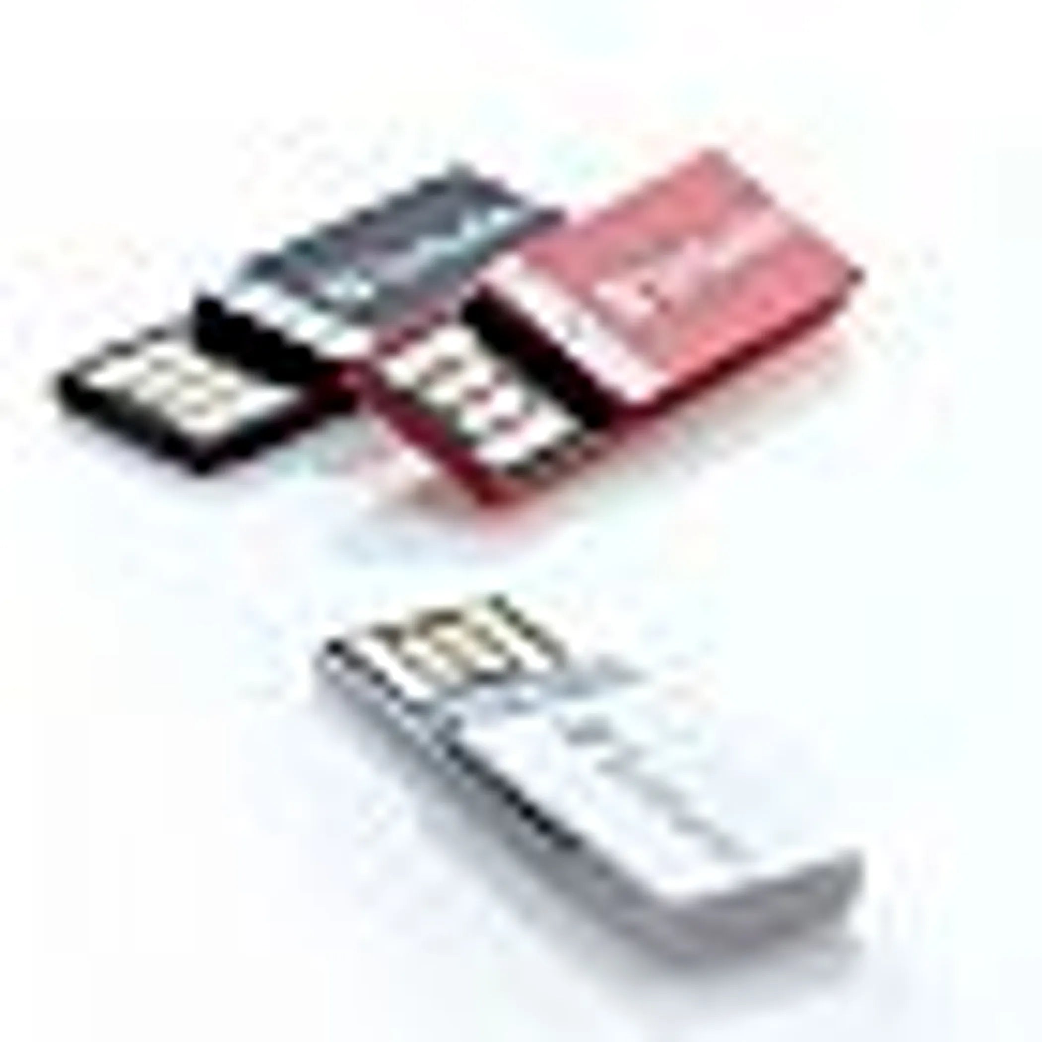 Verbatim Clip-It Usb Flash Drive, 98674, 8Gb, Black, White, Red, 3Pk, Microban