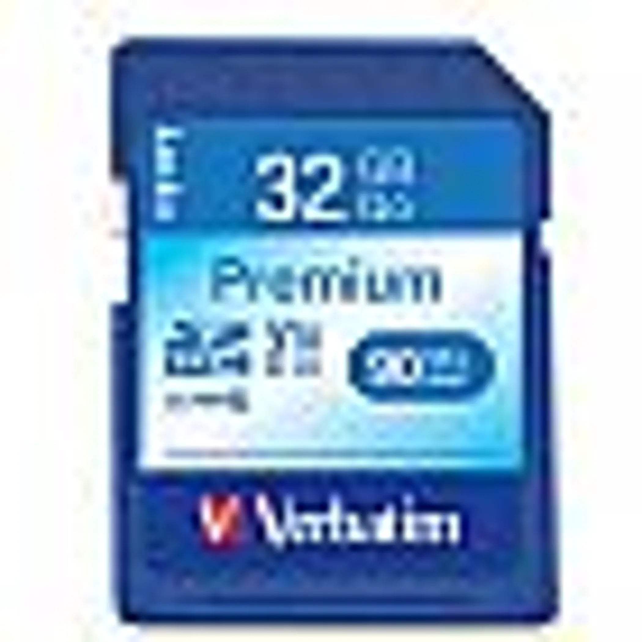 Verbatim Premium Sdhc Memory Card, 96871, 32Gb, 133X, Class 10, Taa