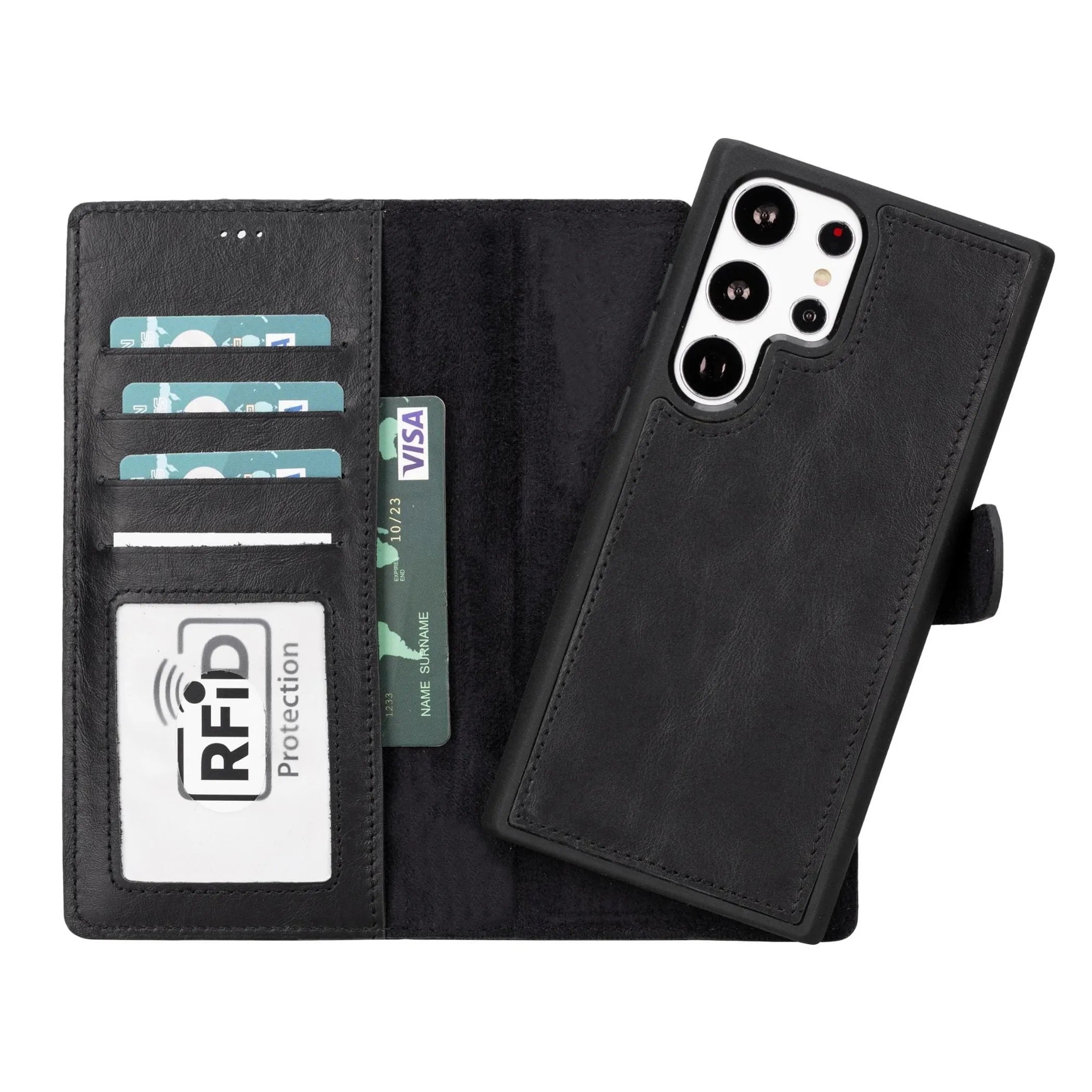 Buffalo  Galaxy S21 Series Detachable Leather Wallet Case