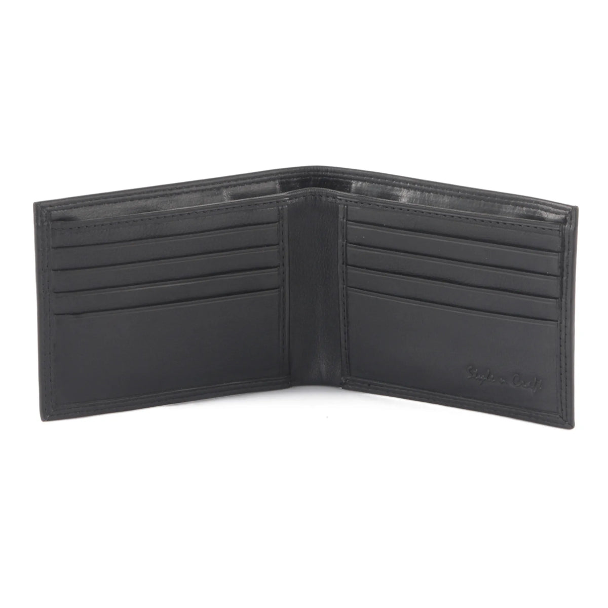 300720 Slim Bifold Leather Wallet | Style N Craft