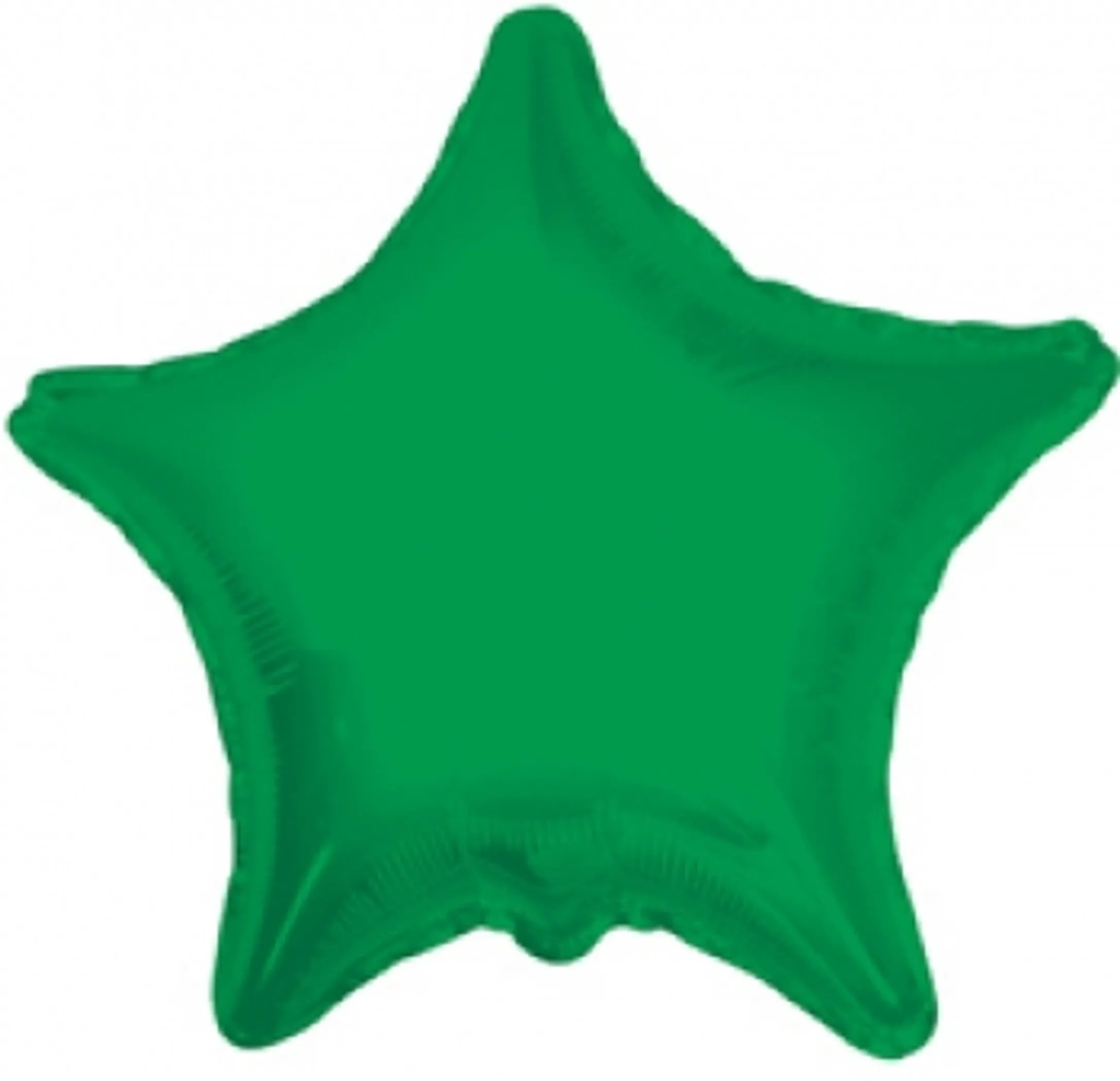 Emerald Green Star Mylar Balloon