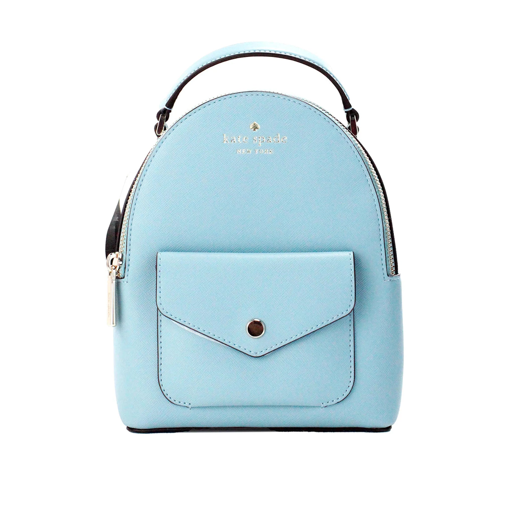Kate Spade Schuyler Mini Smoky Blue Pvc Leather Backpack