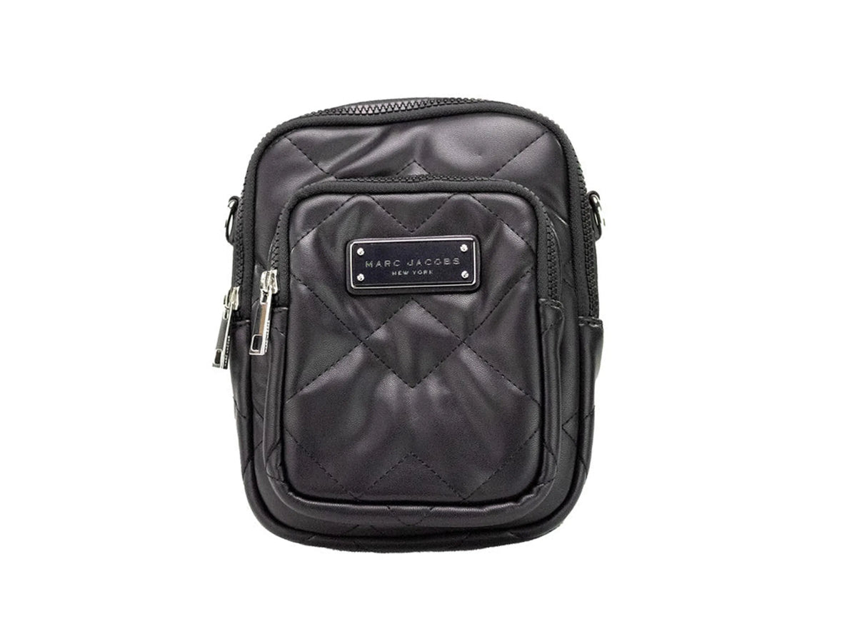 Marc Jacobs Pillow Small Black Quilted Leather Crossbody Bag