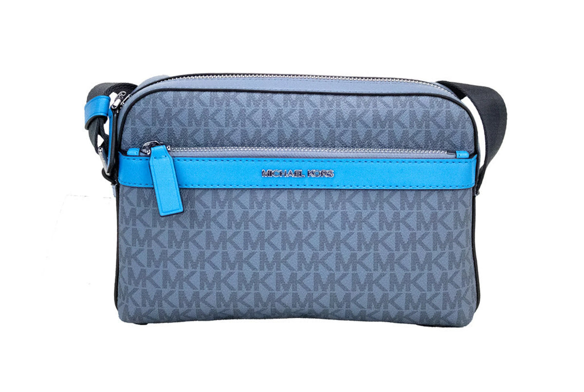 Michael Kors Cooper Small Denim Pvc Utility Crossbody Bag