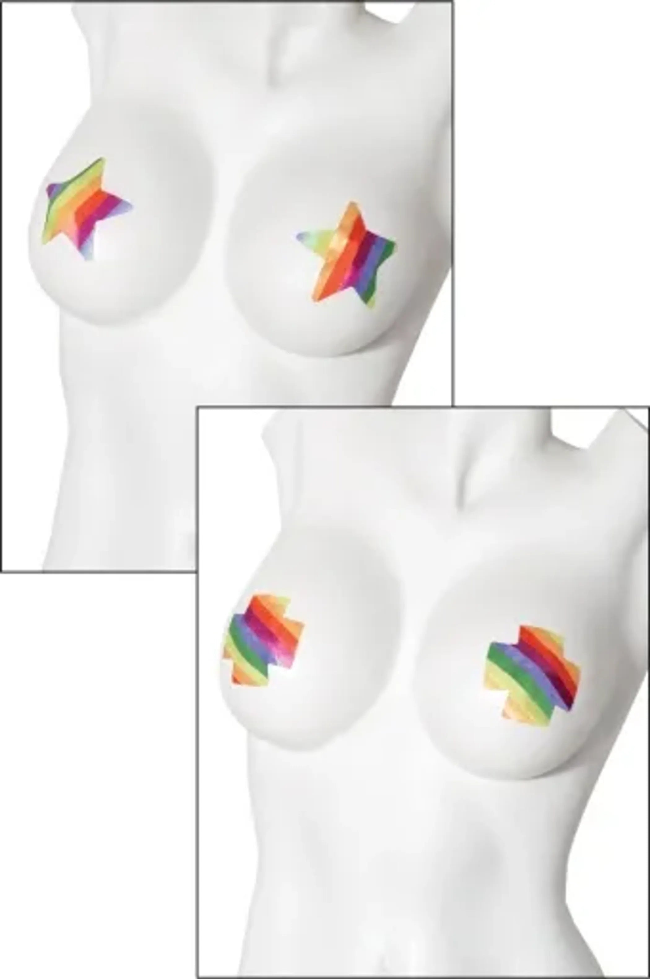 Coquette Rainbow Pasties 2 Pack