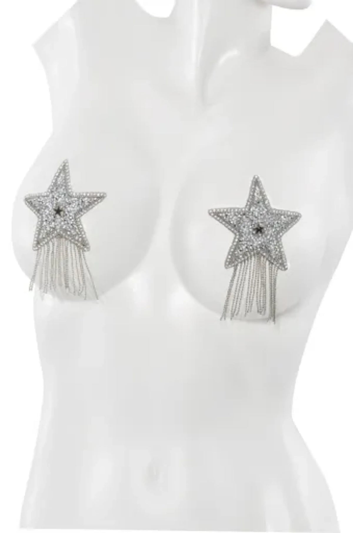 Coquette Star Pasties With Chain Tassels