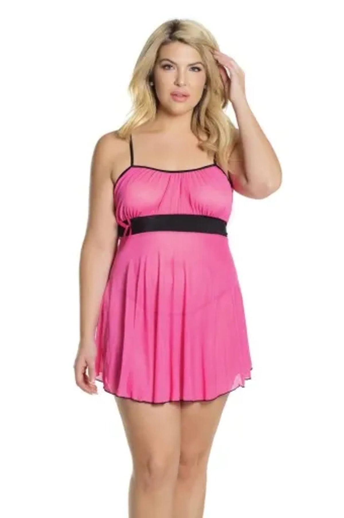 Coquette Baby Doll Criss Cross Straps & G-String