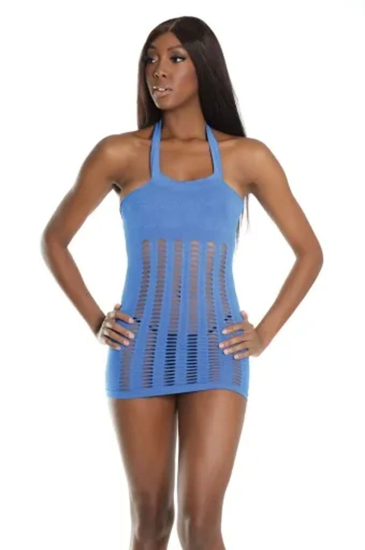 Coquette Fishnet Dress