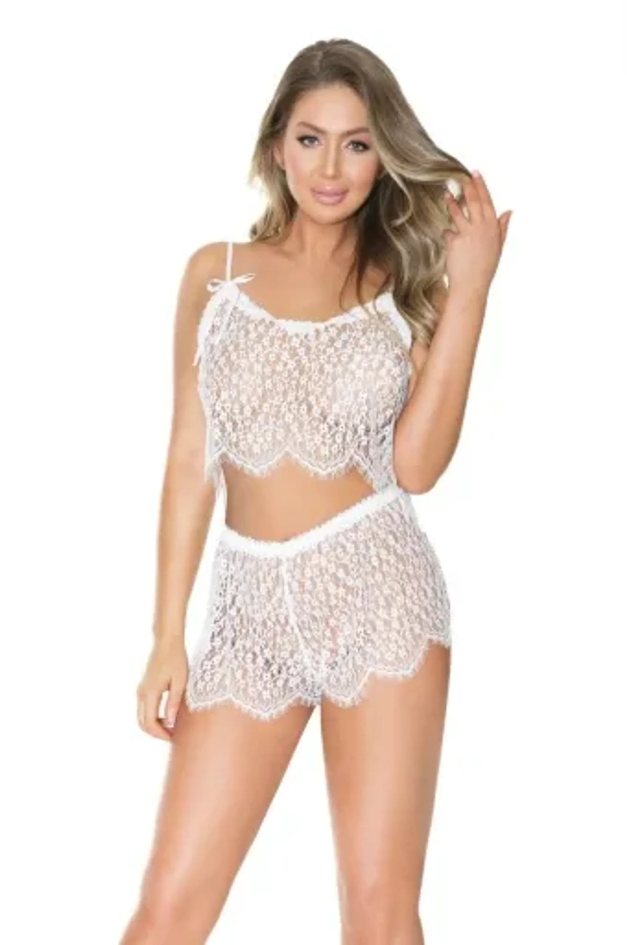 Coquette Cami Top And Booty Shorts