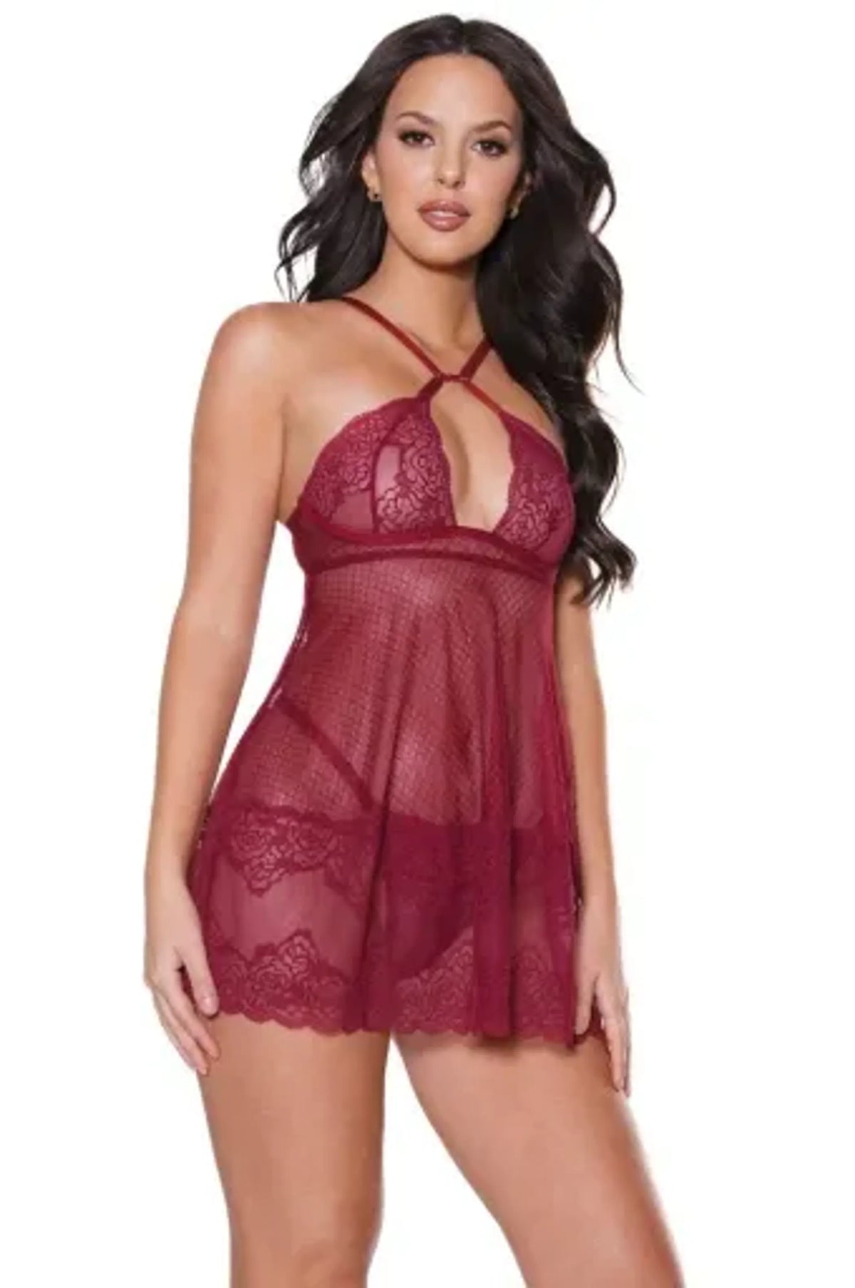 Coquette Babydoll And Thong