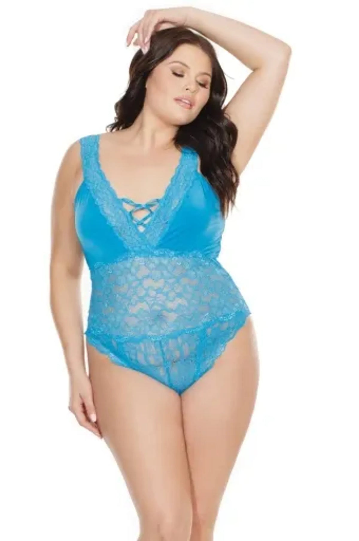 Coquette Diva Crotchless Teddy